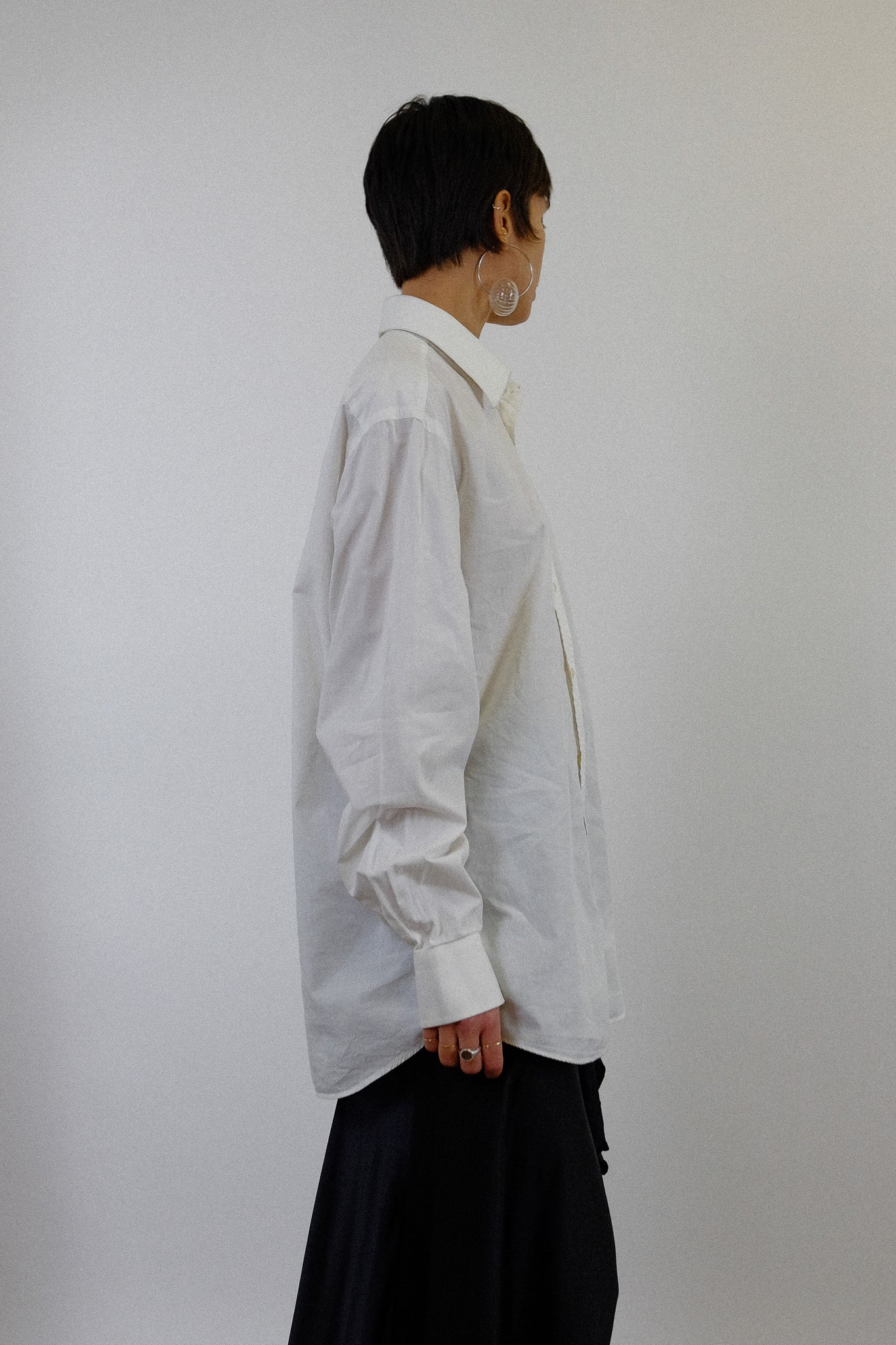 CHRISTIAN DIOR MONOGRAM COTTON SHIRT IN WHITE