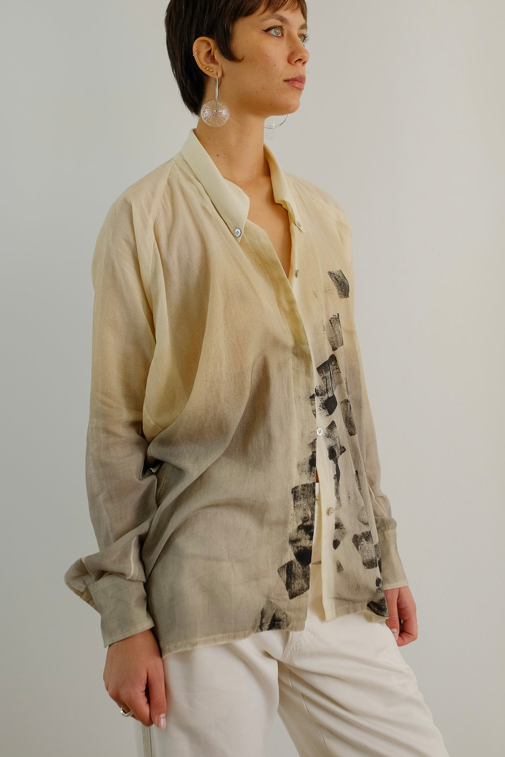 MALLONI PRINT SHIRT IN DEGRADÉ