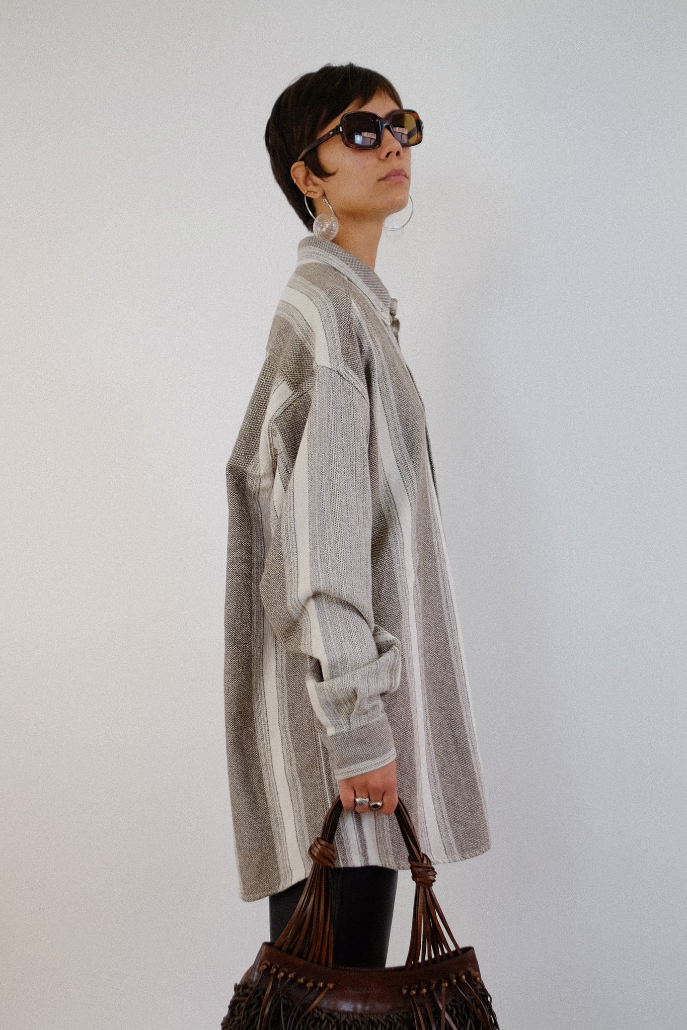 ARMANI JEANS SHIRT IN HEAVY LINEN