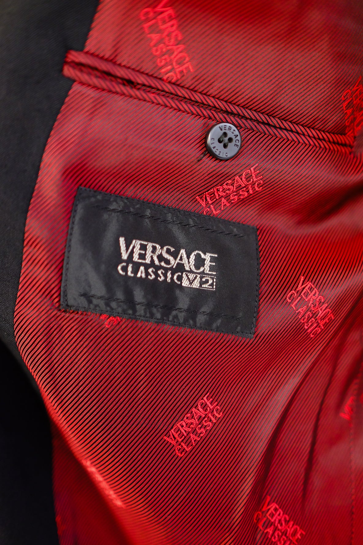 VERSACE TAILORED ZIP JACKET