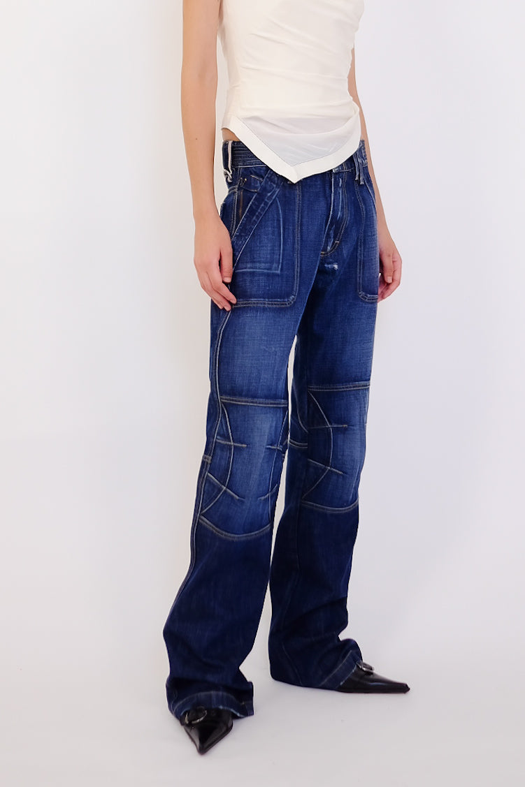 TECHNICAL DENIM JEANS