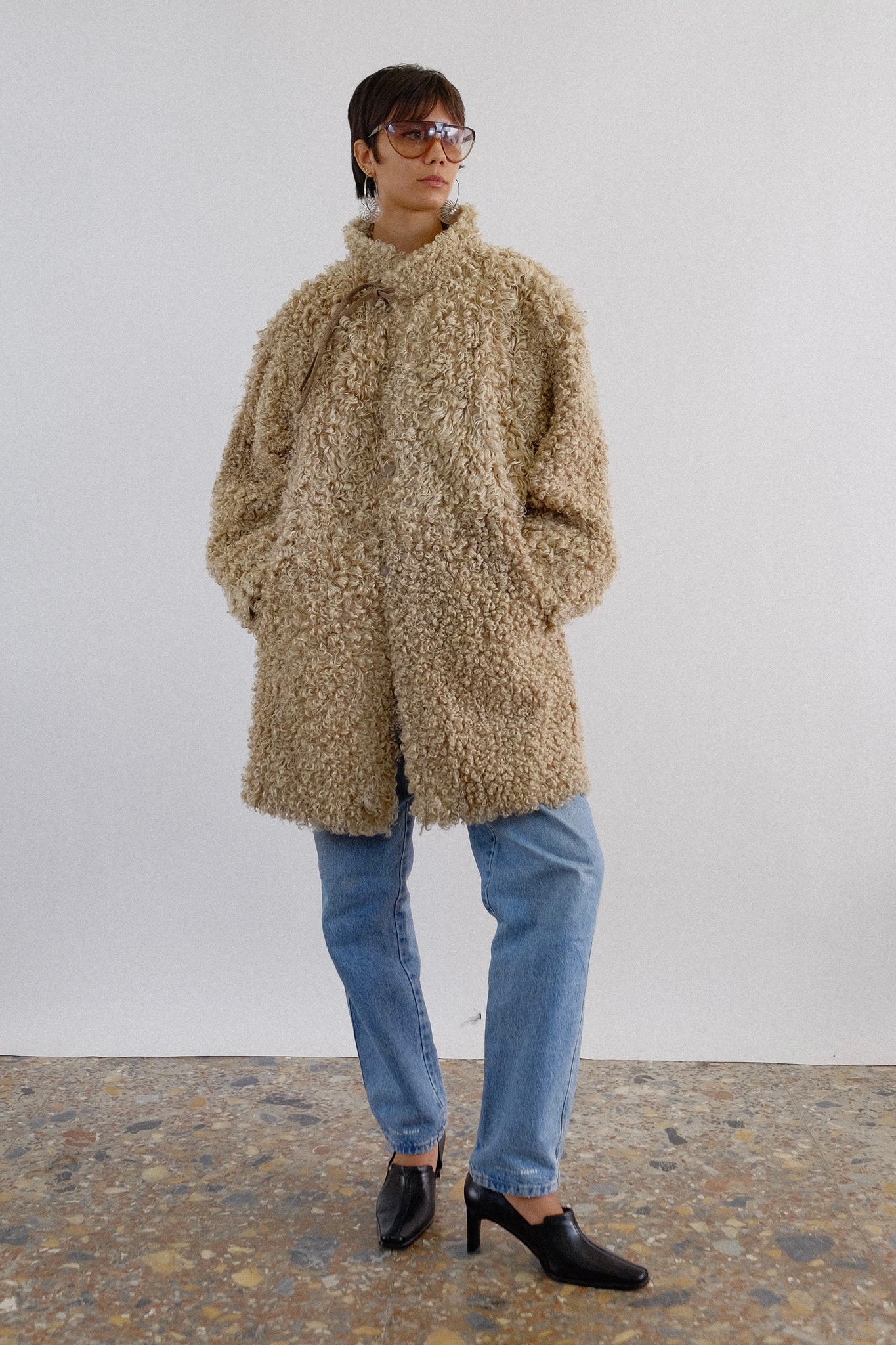 REVERSIBLE SHEARLING FUR COAT (ON HOLD)