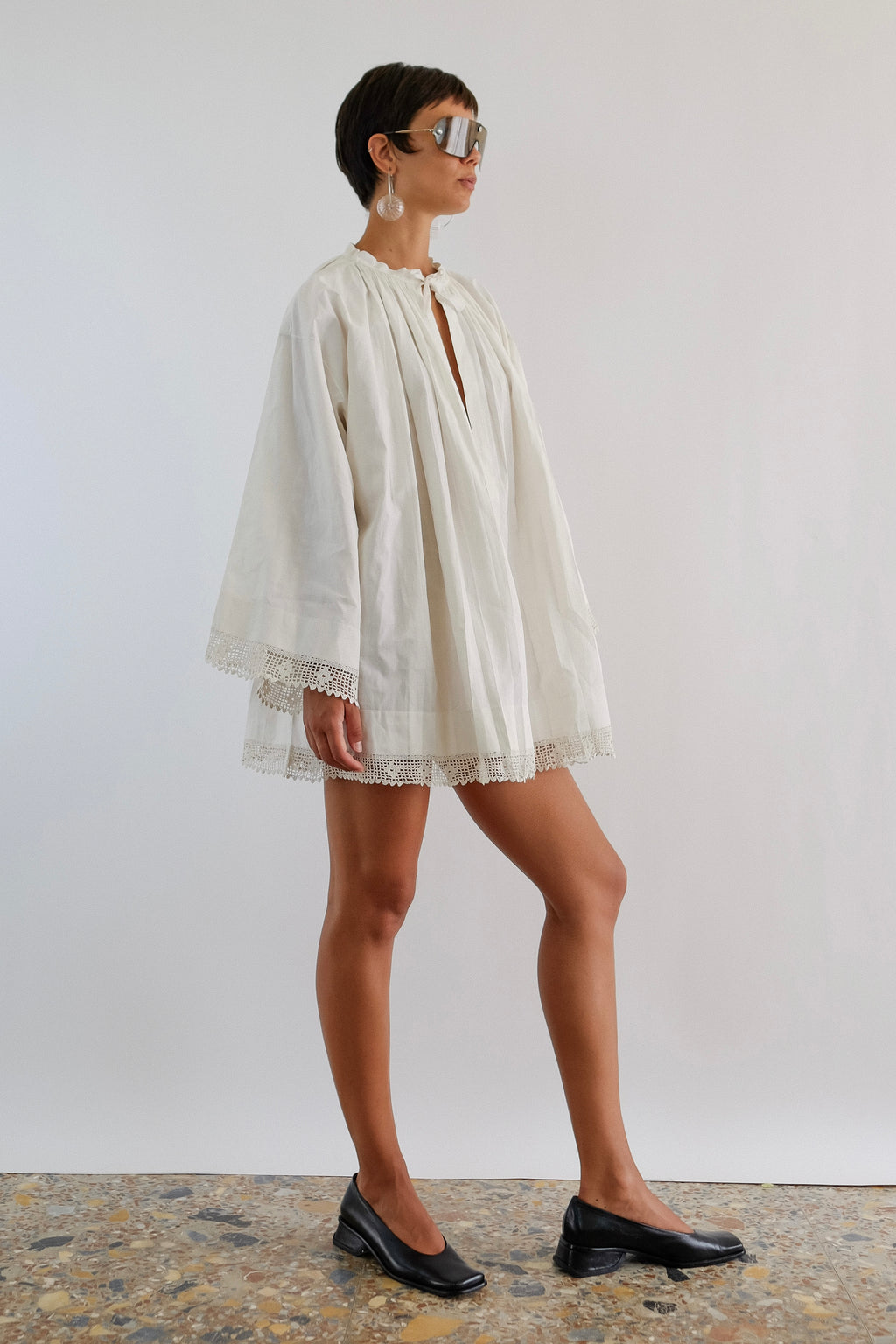 1900S ANTIQUE BRODERIE SHIRT