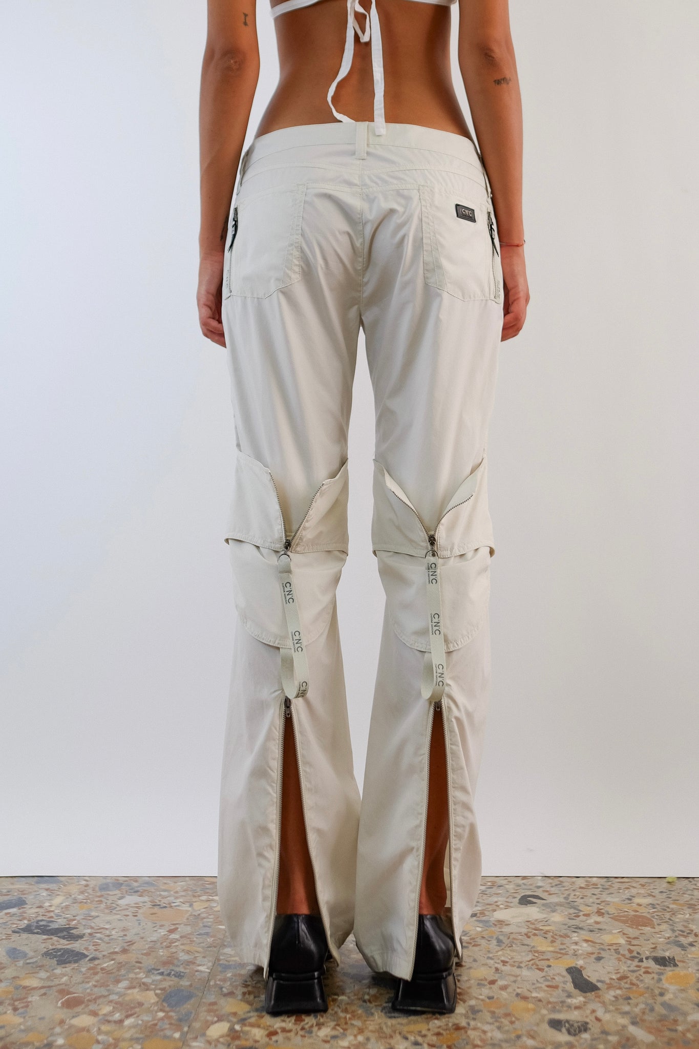 CNC NYLON ZIPPER PANTS