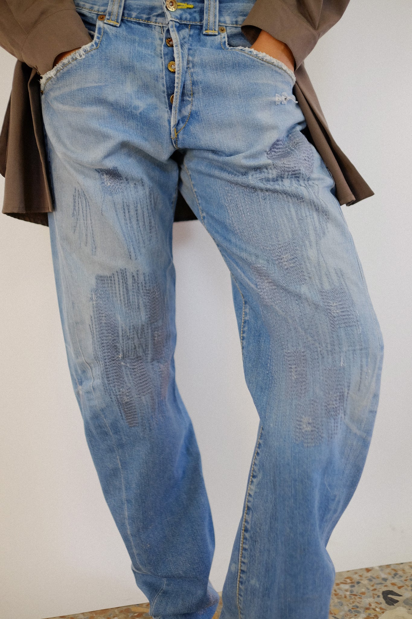 LEVIS ENGINEERED JEANS IN EMBROIDERED COTTON