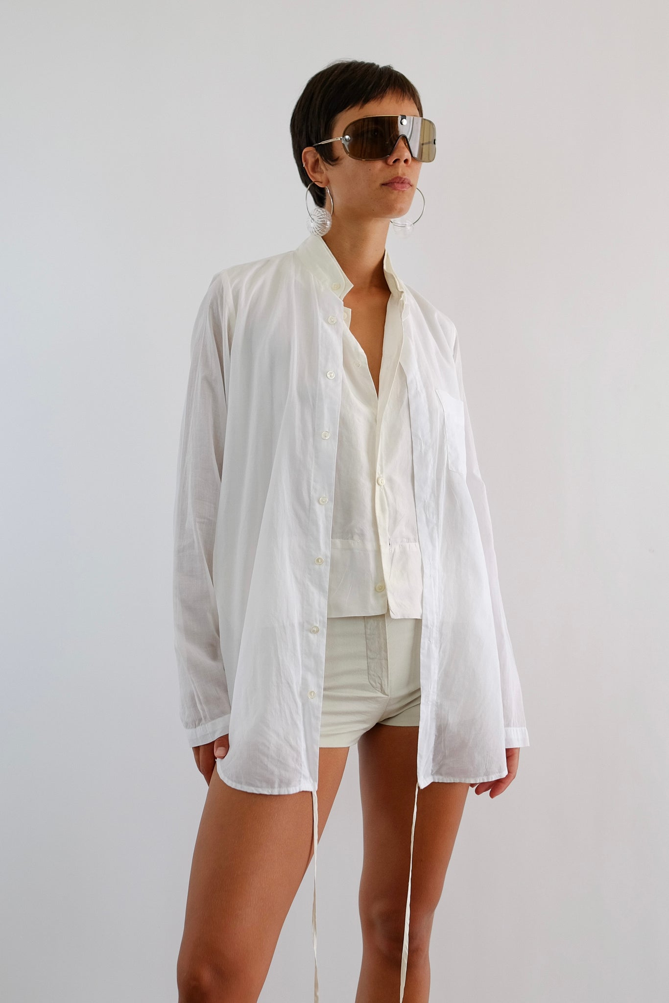 MALLONI DOUBLE LAYERED SHIRT
