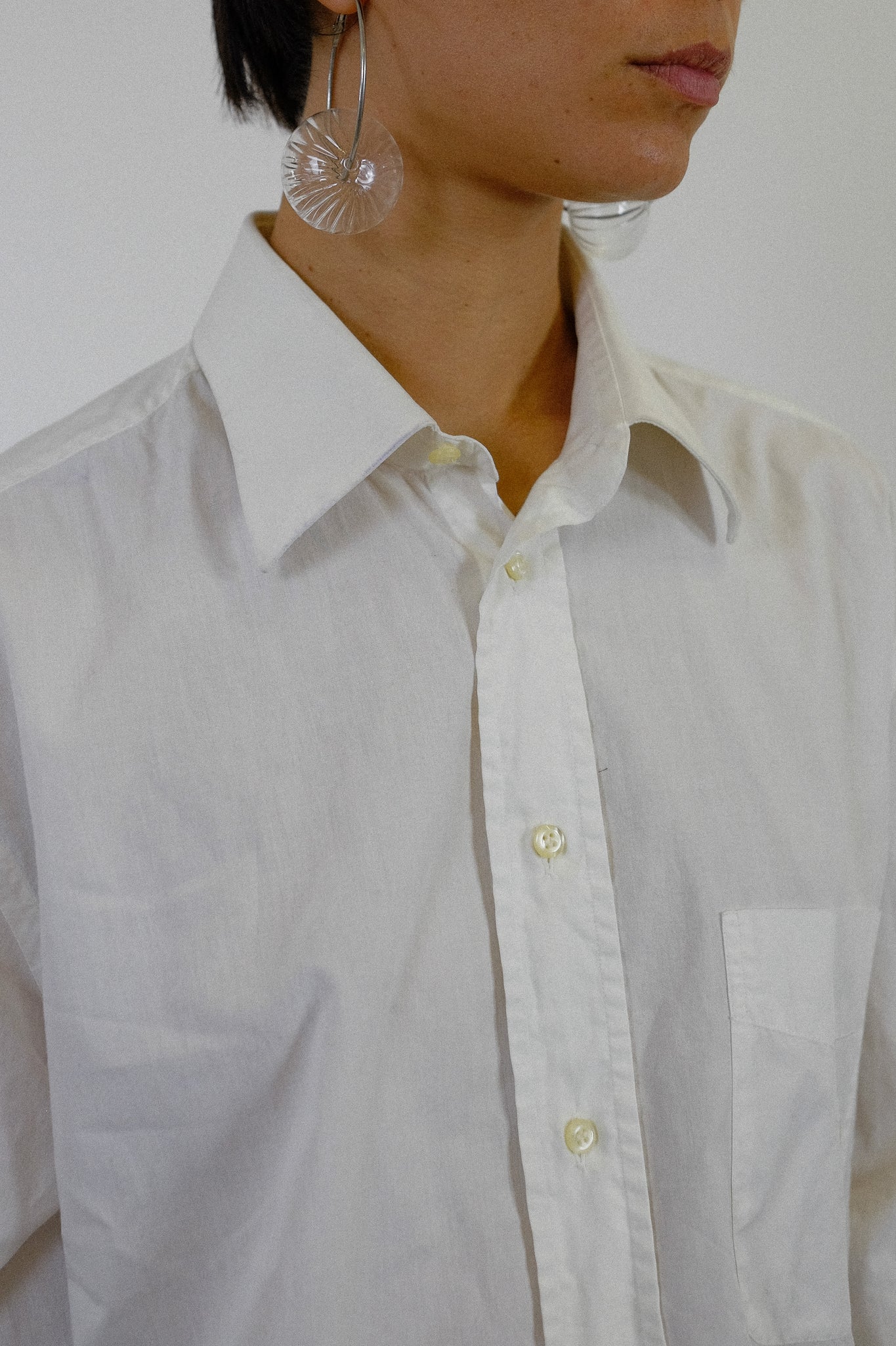 CHRISTIAN DIOR MONOGRAM COTTON SHIRT IN WHITE