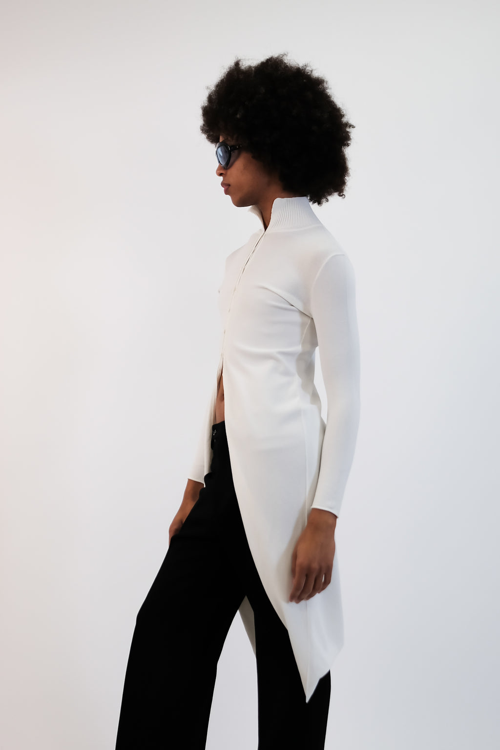 LIVIANA CONTI SQUARE HEM KNIT