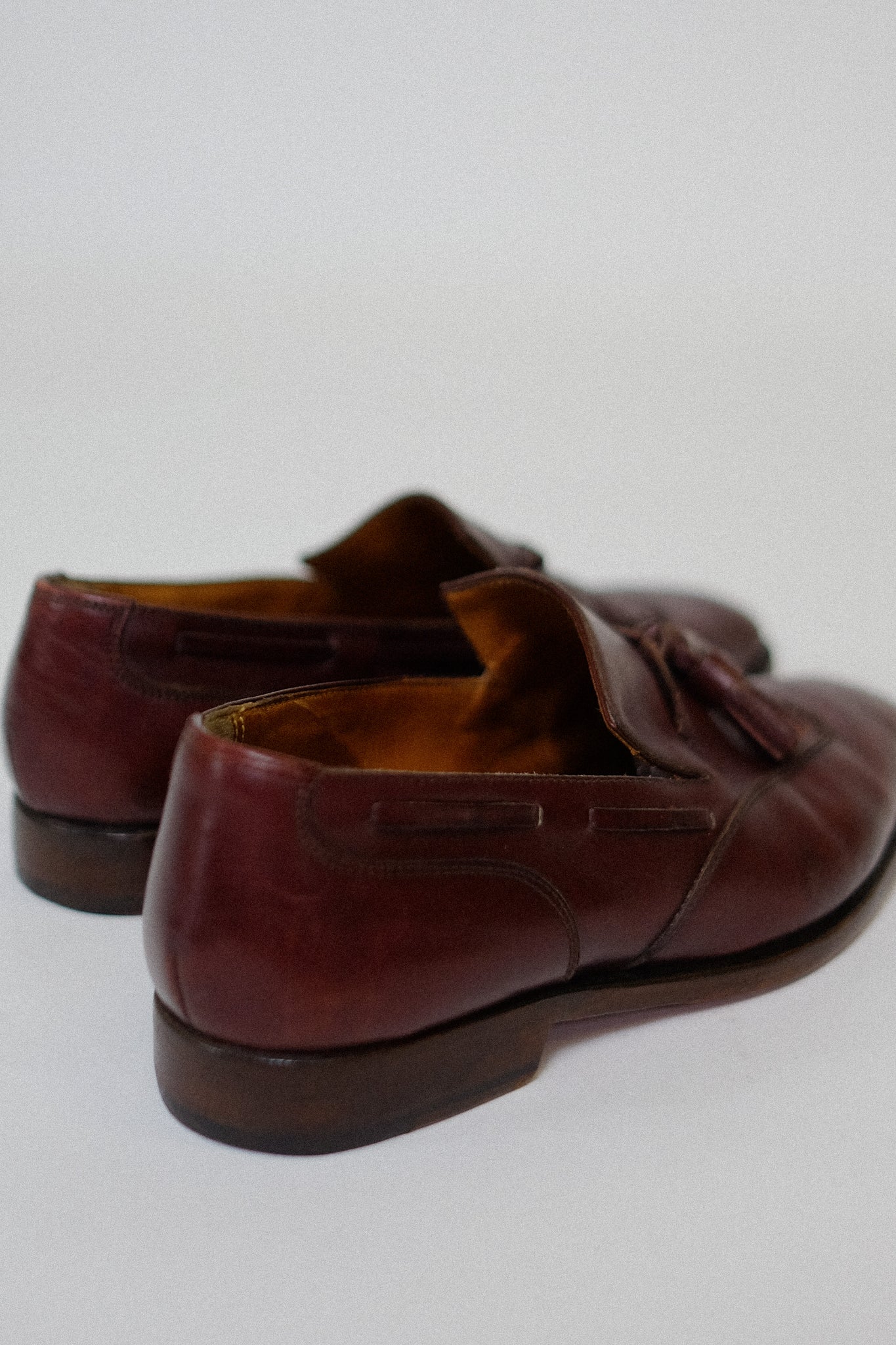 HERMES LEATHER LOAFERS IN CLASSIC BROWN
