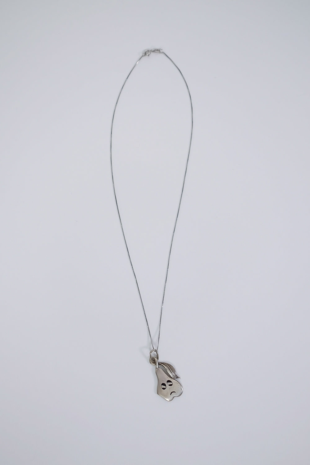 SAD EATEN PEAR 925 NECKLACE