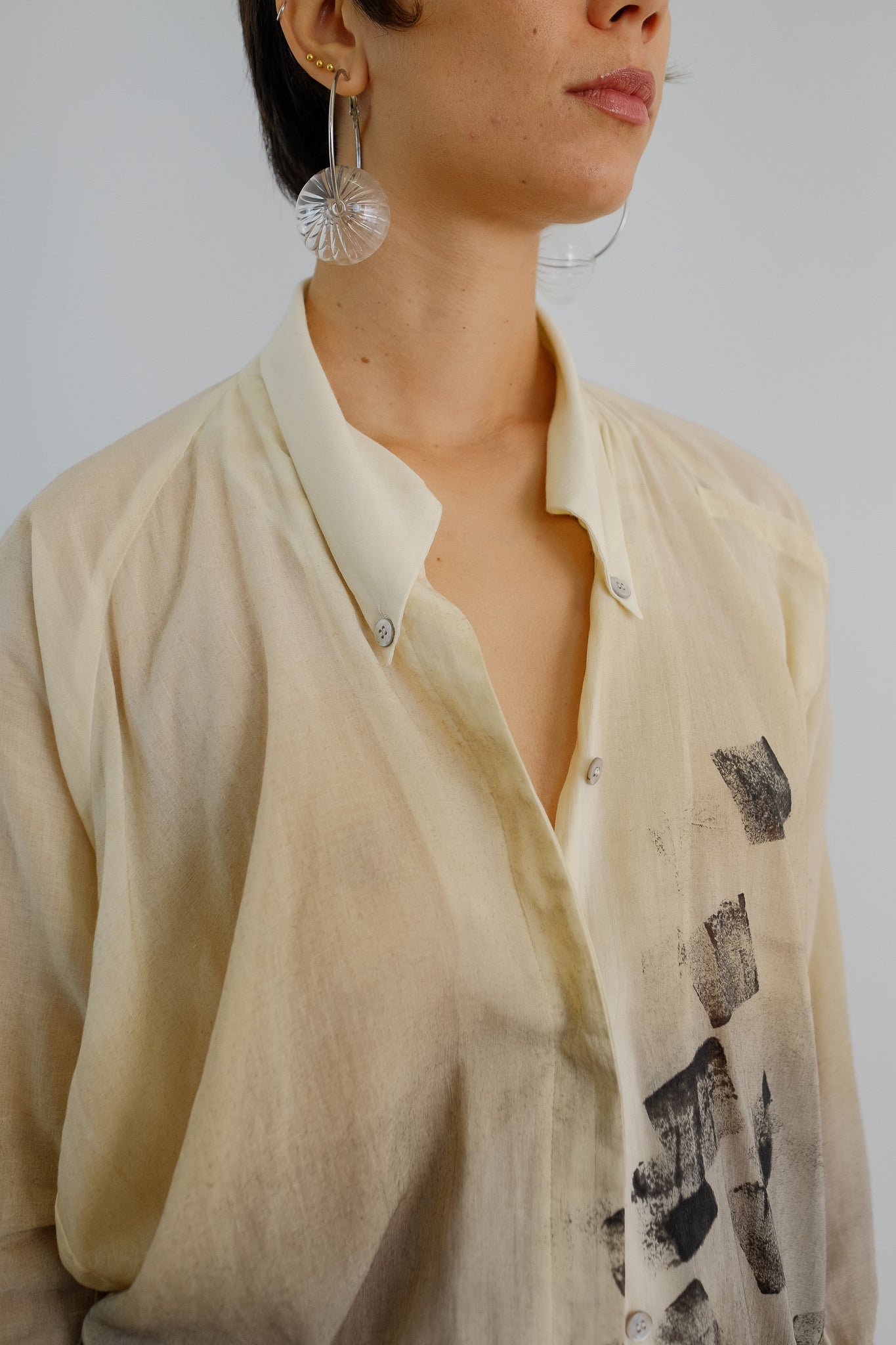 MALLONI PRINT SHIRT IN DEGRADÉ