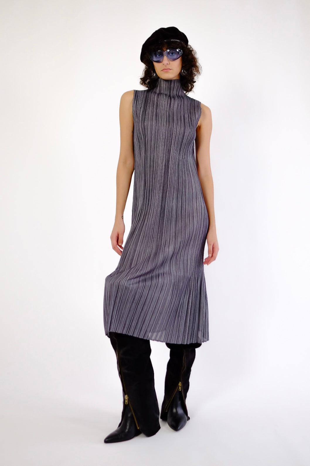 ISSEY MIYAKE PRINTED PLEATS PLEASE DRESS