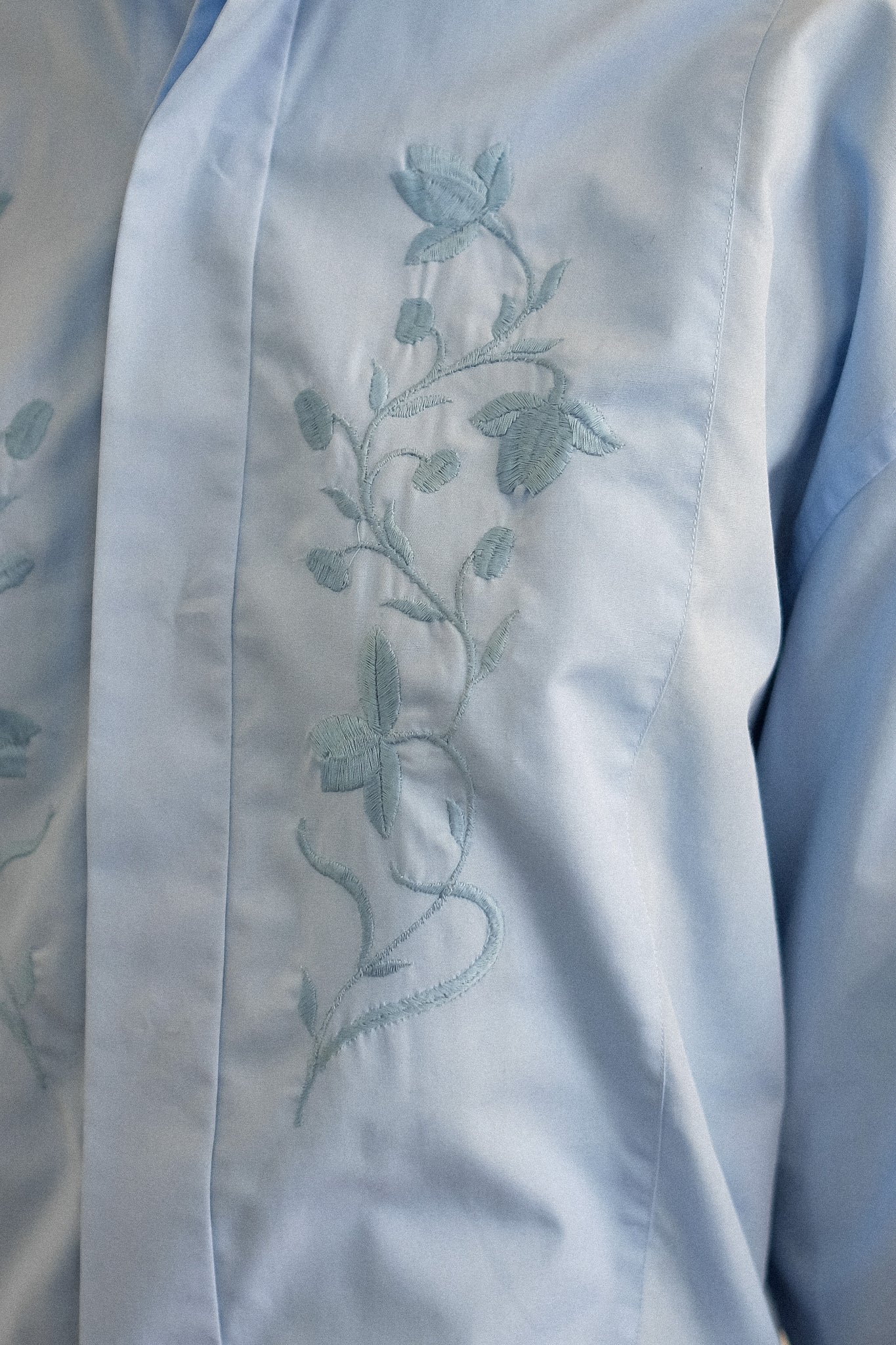 KENZO HOMME EMBROIDERED SHIRT IN BLUE