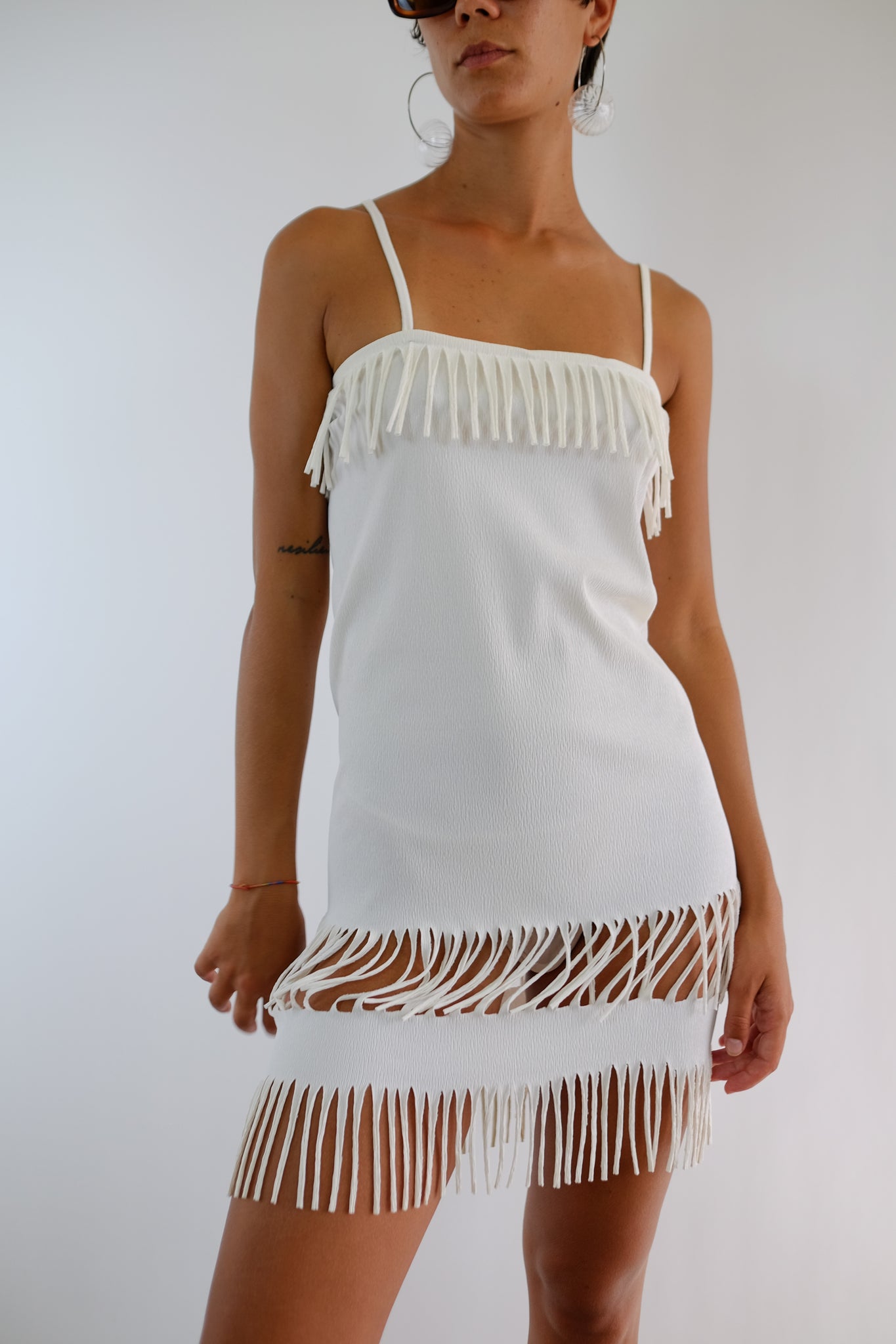 70S LORIS AZZARO PLAGE CUT-OUT DRESS