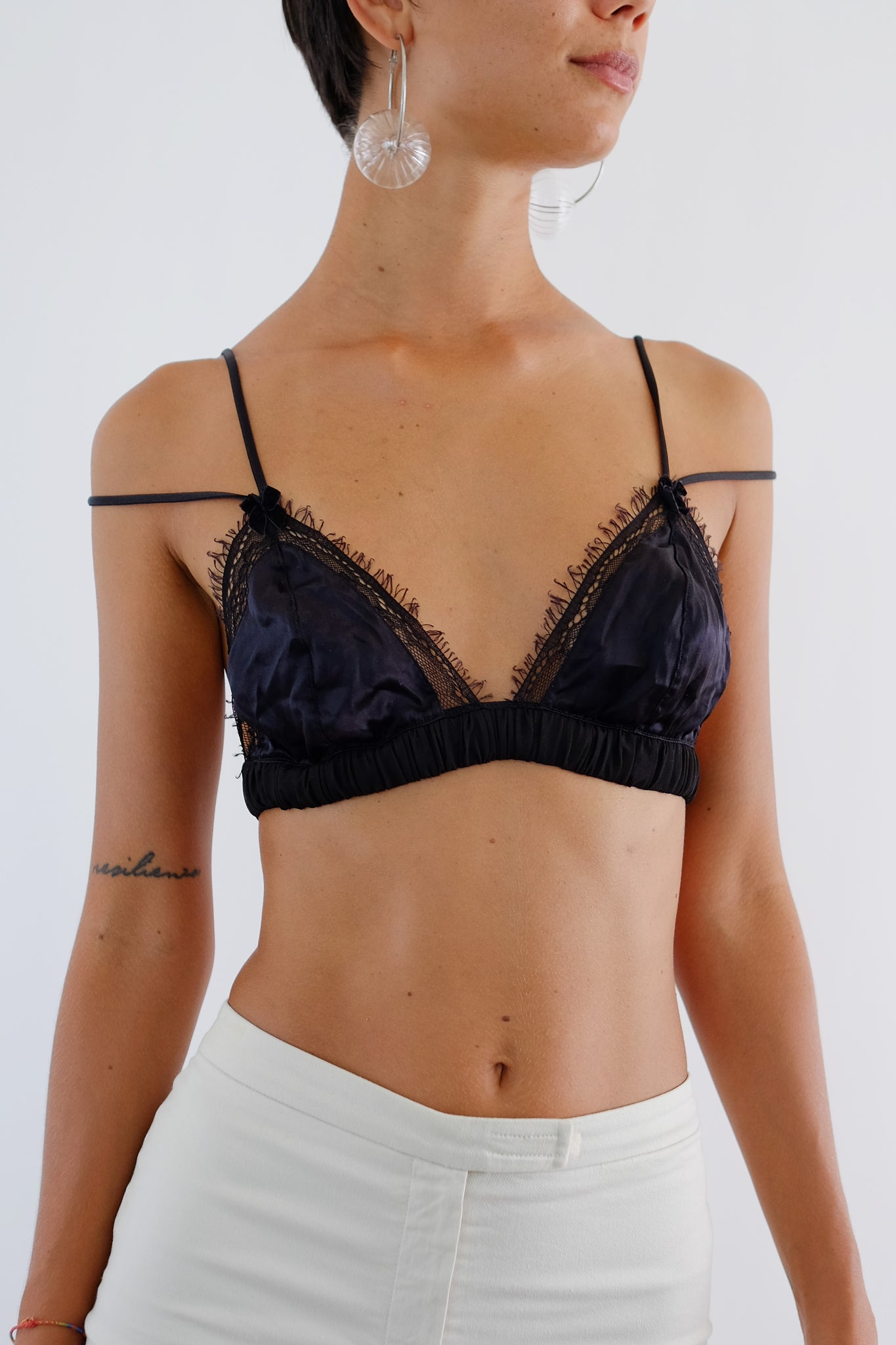 PINKO SKIN SILK LACE BRA