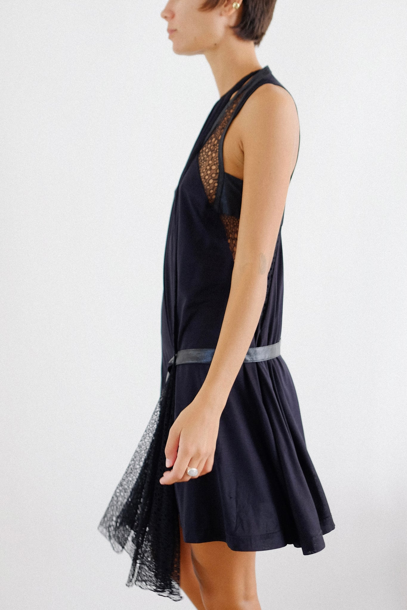BALENCIAGA 2006 BY NICHOLAS GHESQUIERE DRESS IN BLACK