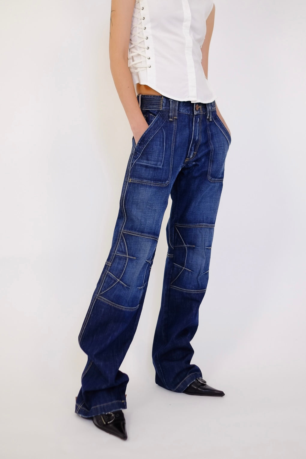 TECHNICAL DENIM JEANS