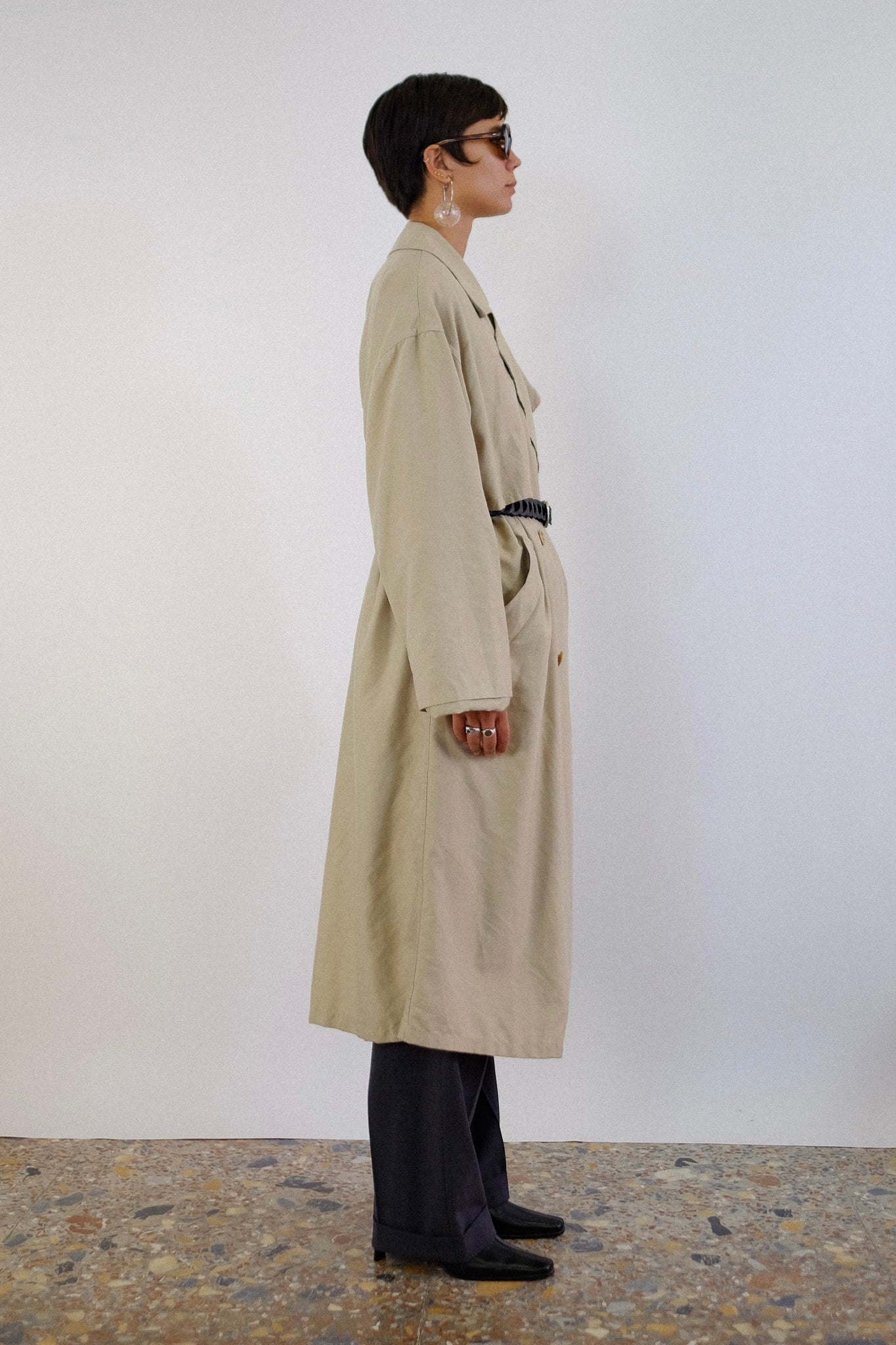 MARELLA TRENCH COAT IN BEIGE