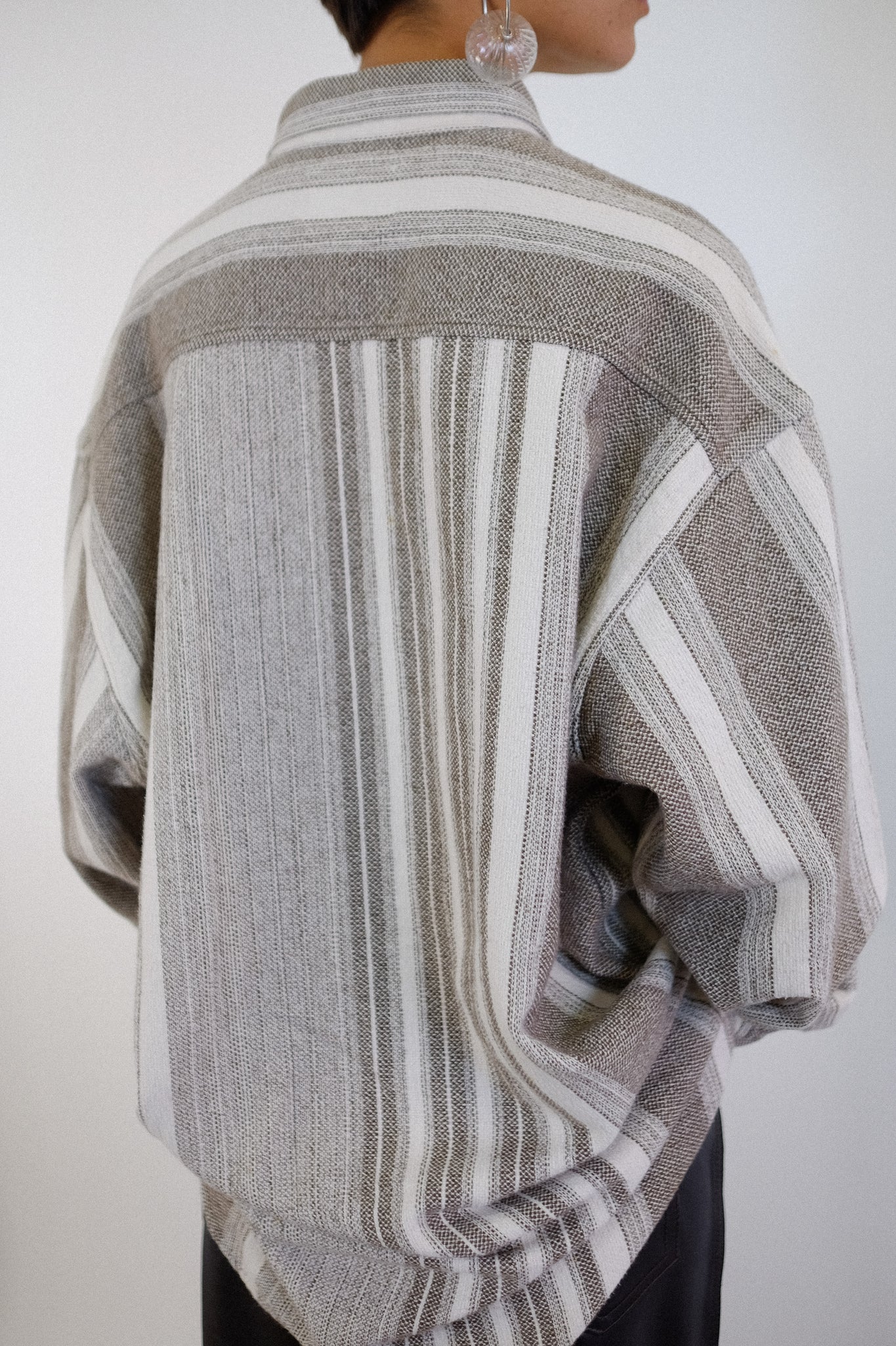 ARMANI JEANS SHIRT IN HEAVY LINEN