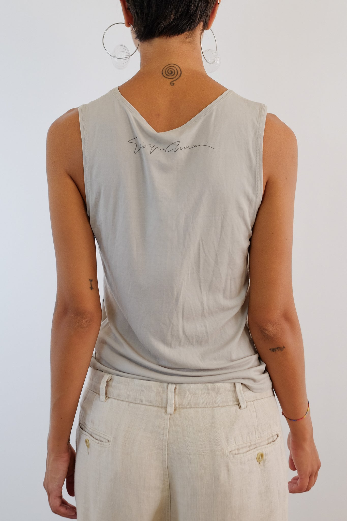 GIORGIO ARMANI BUG PRINT TANK