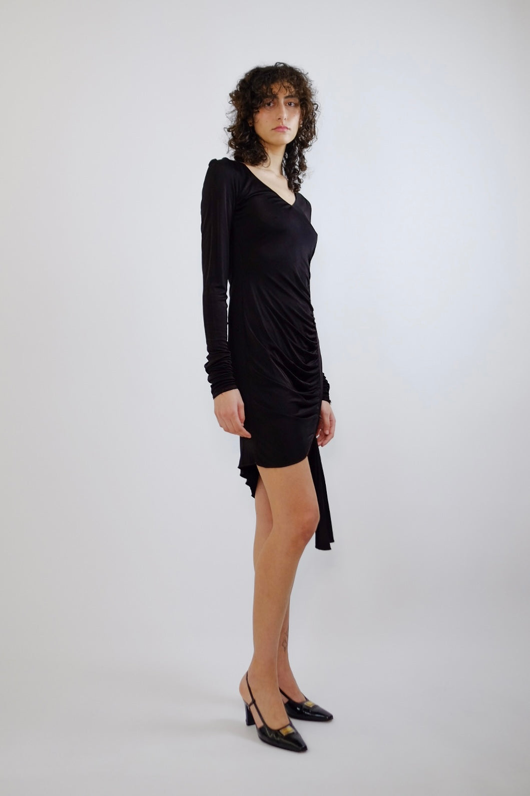 GAI MATTIOLO DRAPED DRESS