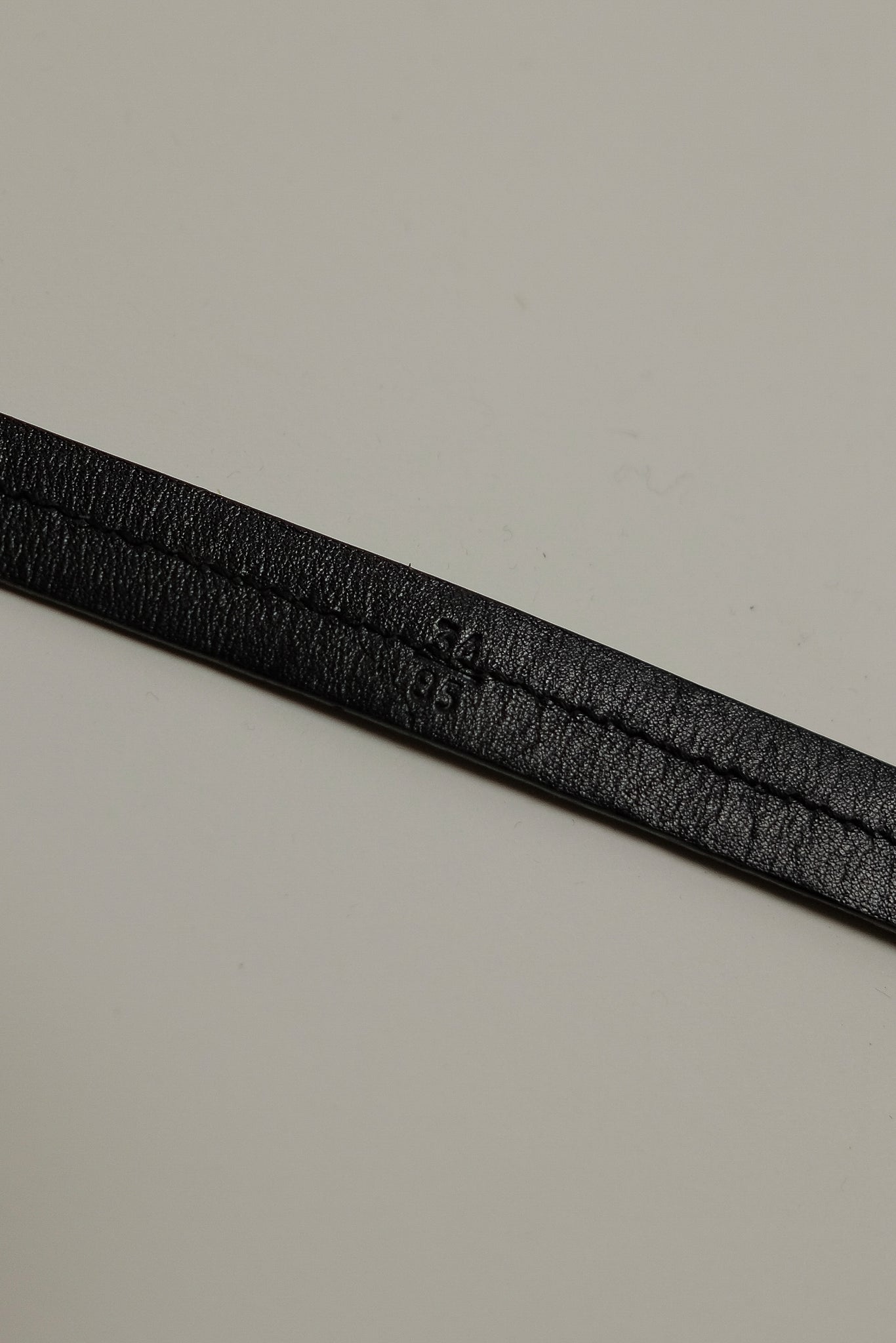 PRADA SKINNY CLIP UTILITY BELT IN BLACK LEATHER