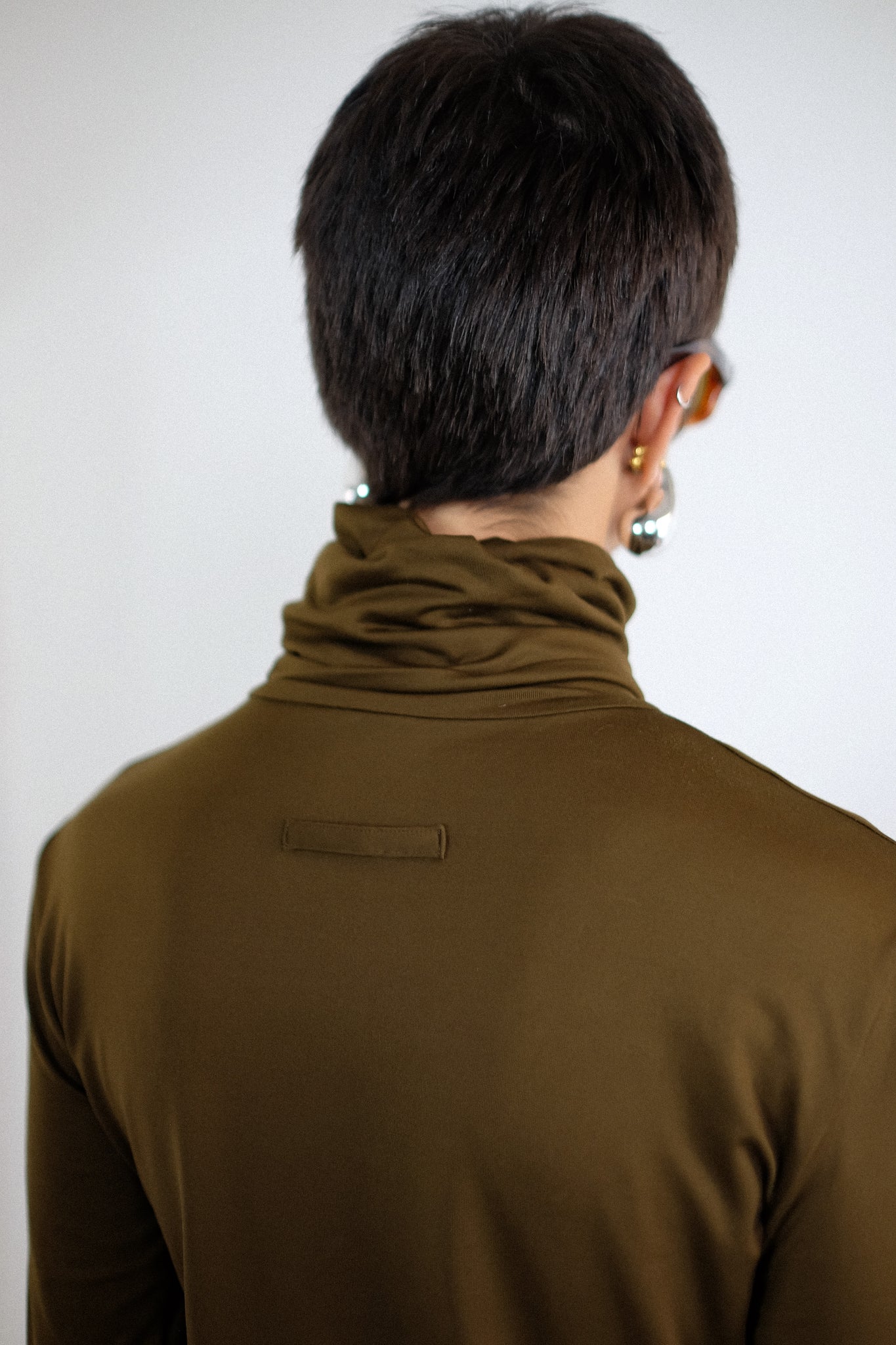 JEAN PAUL GAULTIER FEMME TURTLENECK T IN KHAKI