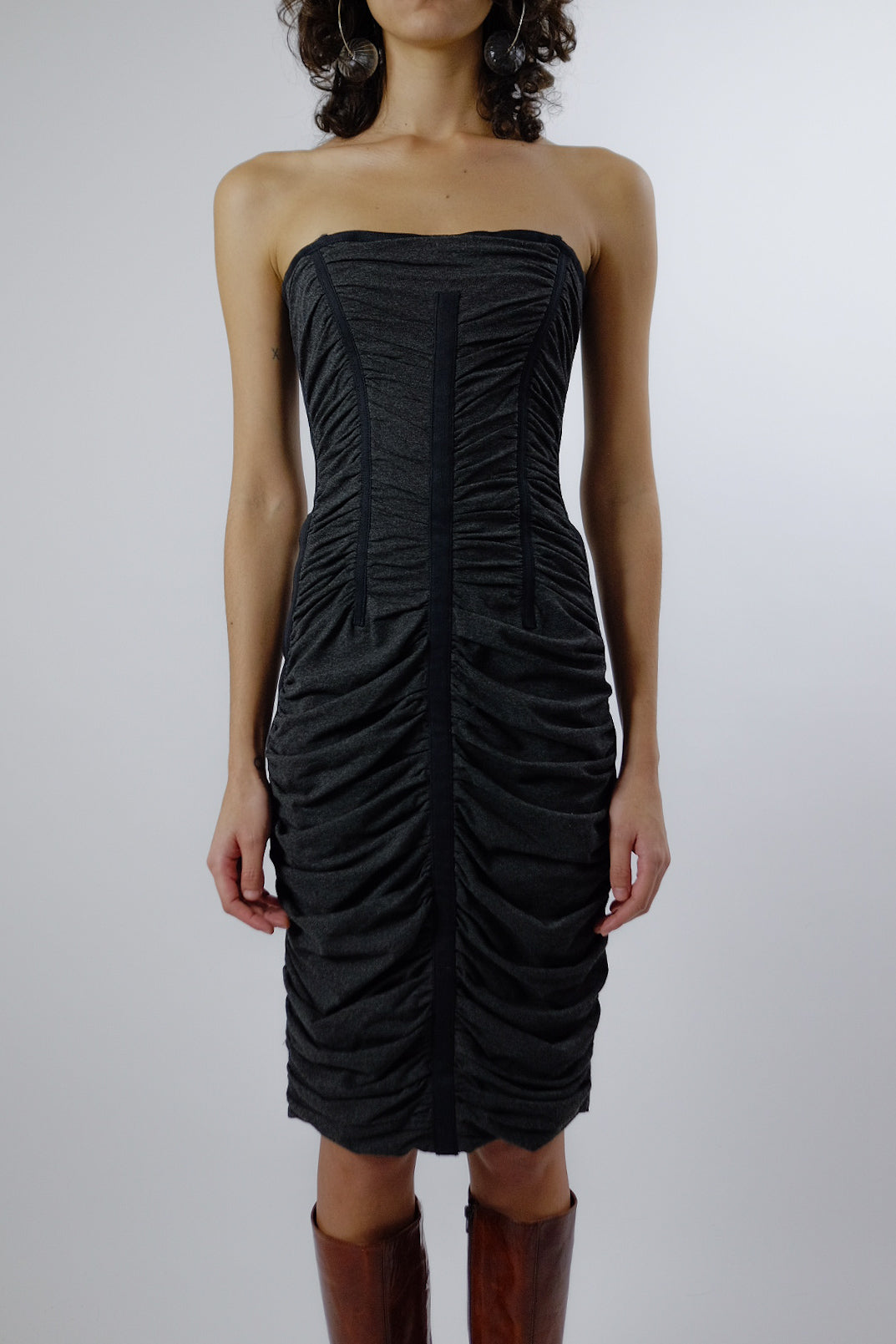 D&G RUCHED CORSET DRESS