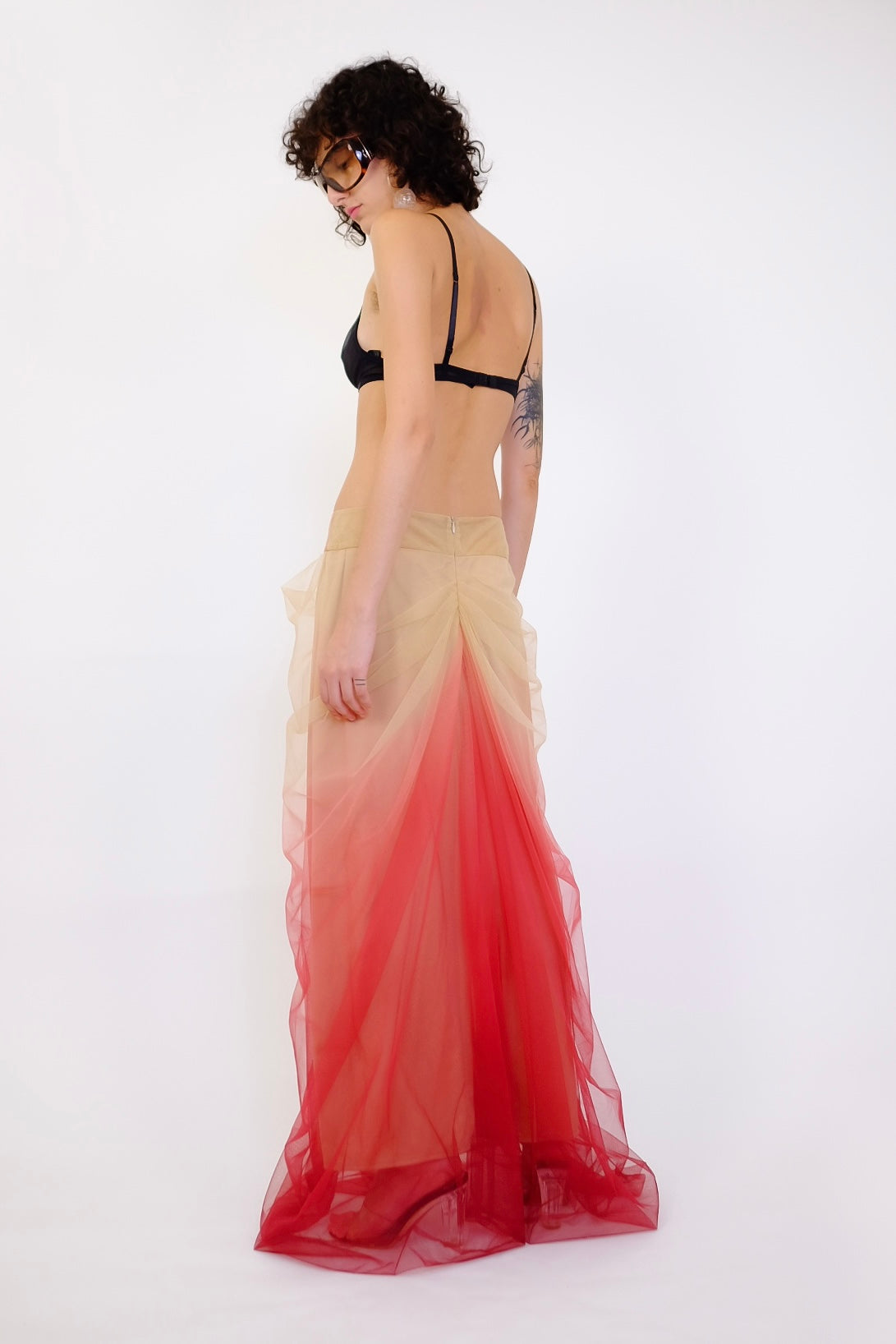 OMBRÉ TULLE TORNADO SKIRT