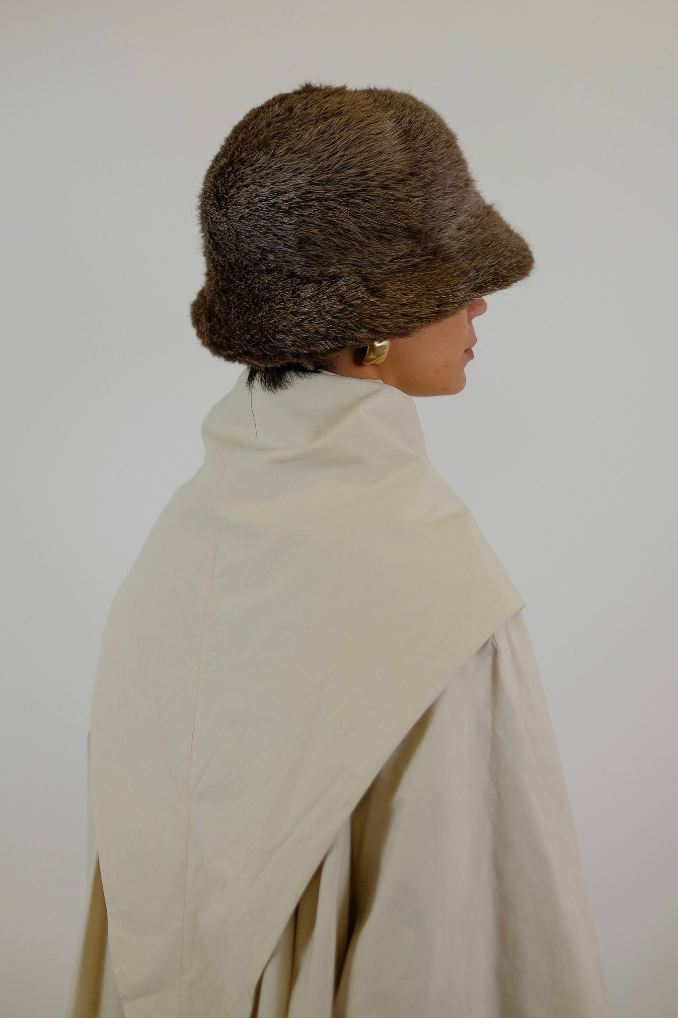 ALLEGRI TRENCH OVERCOAT IN IVORY