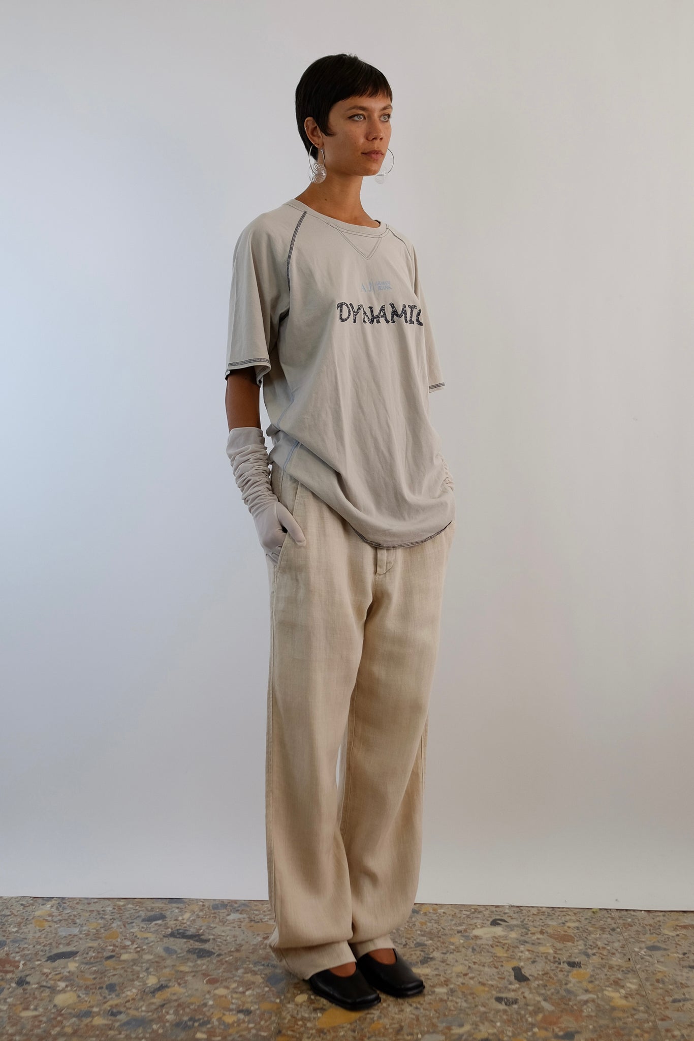 ARMANI JEANS DYNAMIC-ORGANIC T IN COTTON JERSEY
