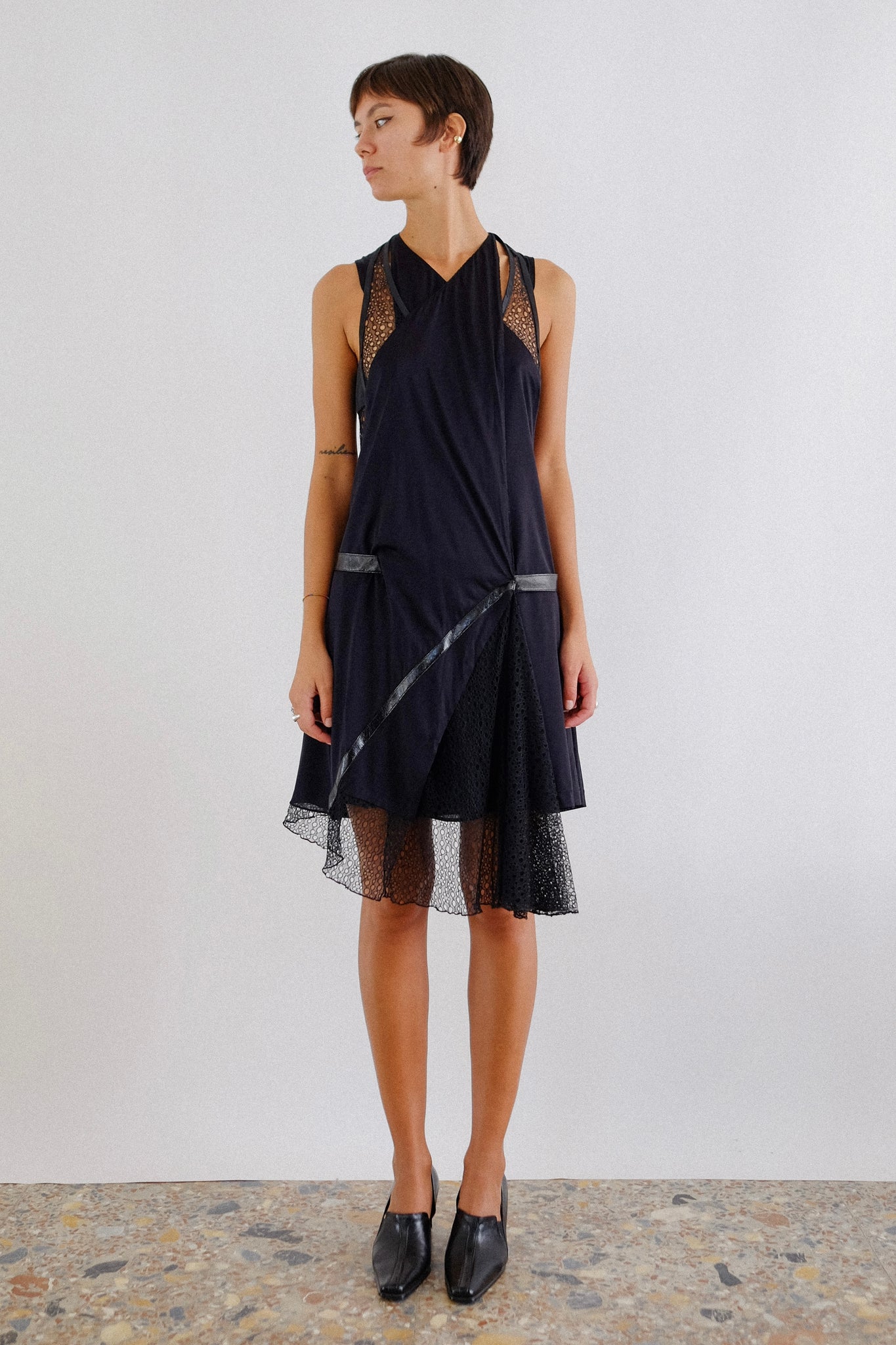 BALENCIAGA 2006 BY NICHOLAS GHESQUIERE DRESS IN BLACK