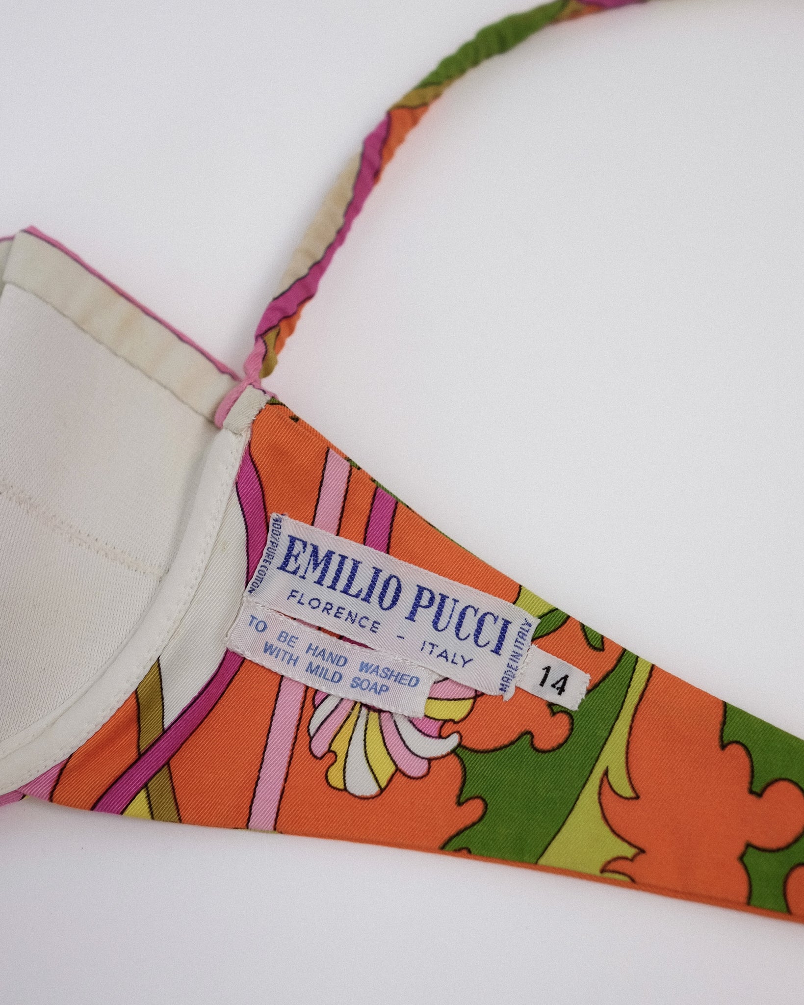 EMILIO PUCCI 1968 DOCUMENTED COLLECTION SET IN PRINTED COTTON