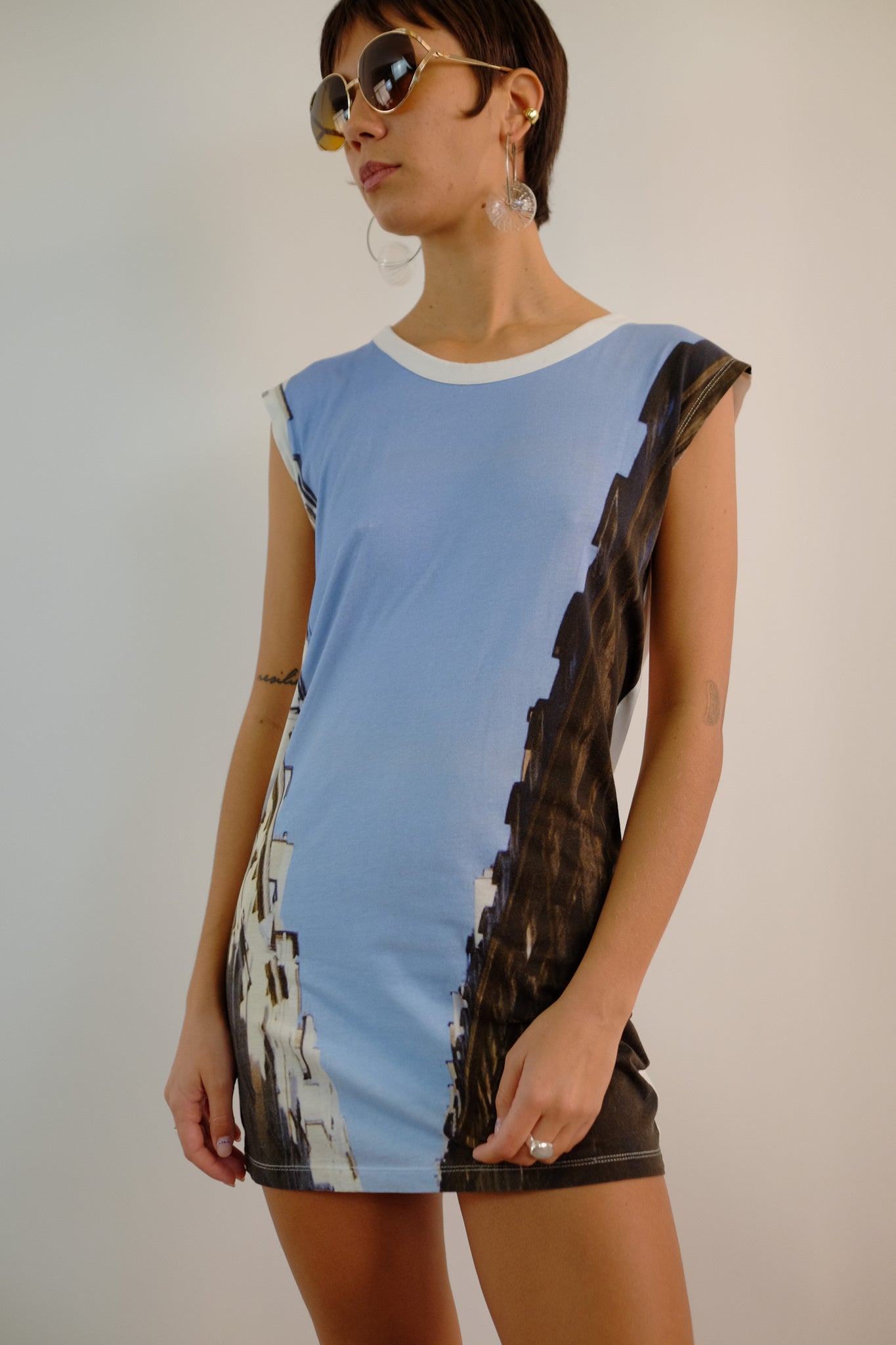 MARGIELA MM6 PARIS SKY DRESS