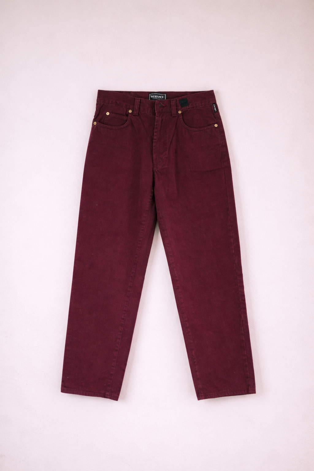 VERSACE JEANS IN BURGUNDY
