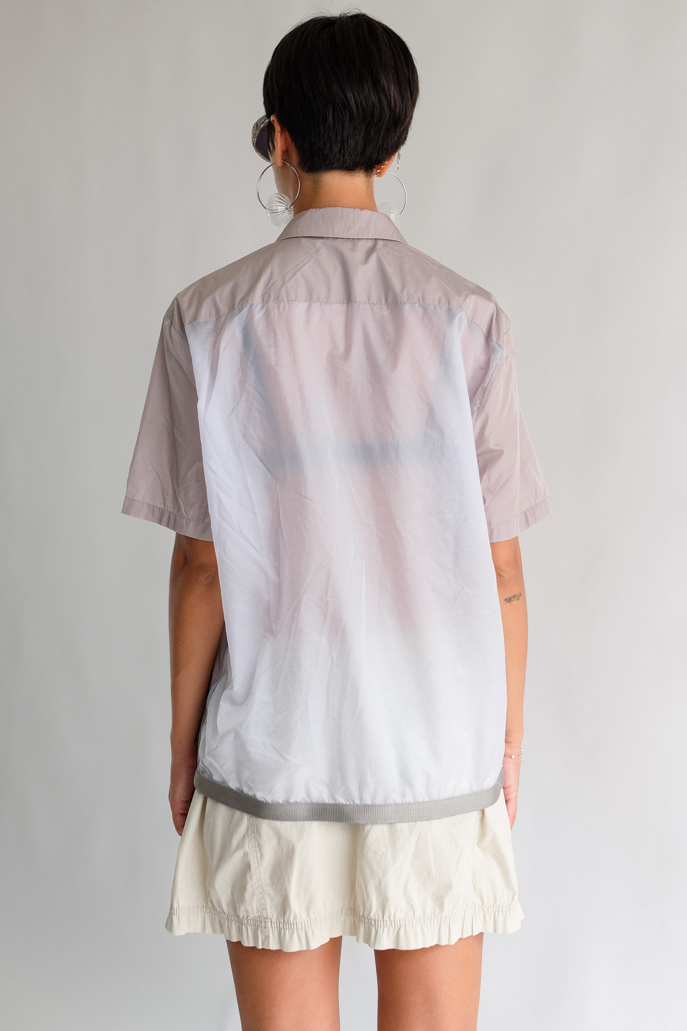 PRADA SPORT 2000 SHIRT IN TAUPE NYLON