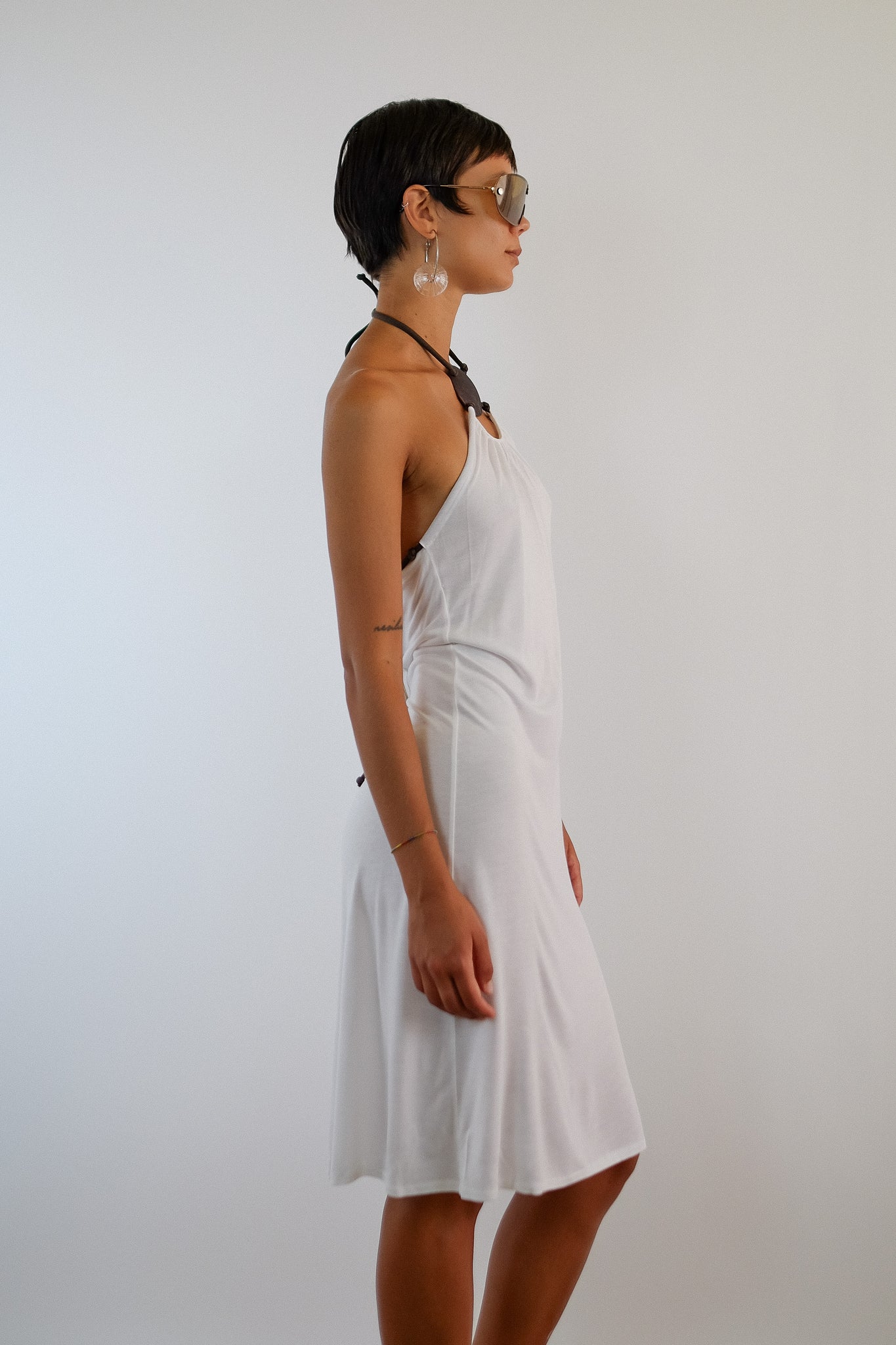 LA PERLA ORB HALTER DRESS