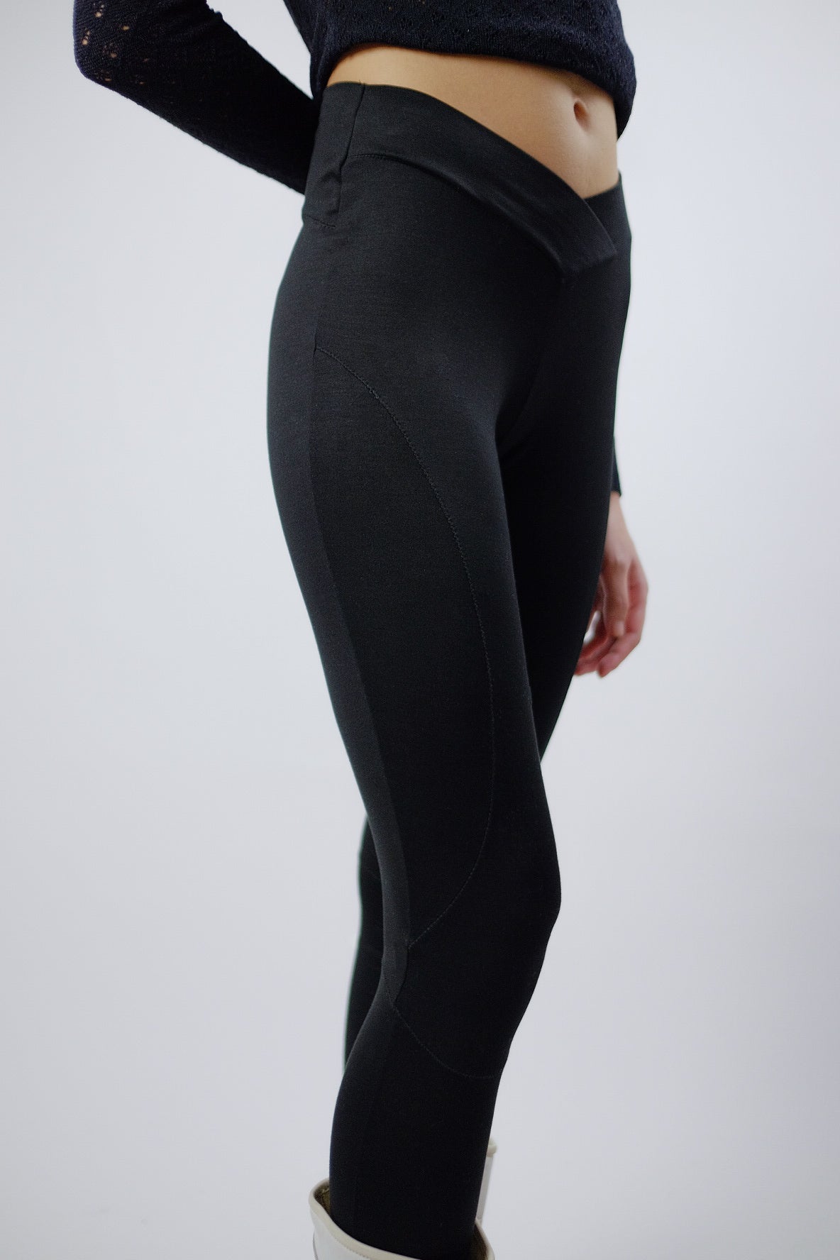 GUCCI SILK JERSEY LEGGINGS