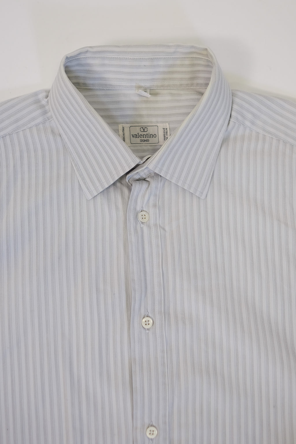 1980S VALENTINO UOMO STRIPE SHIRT