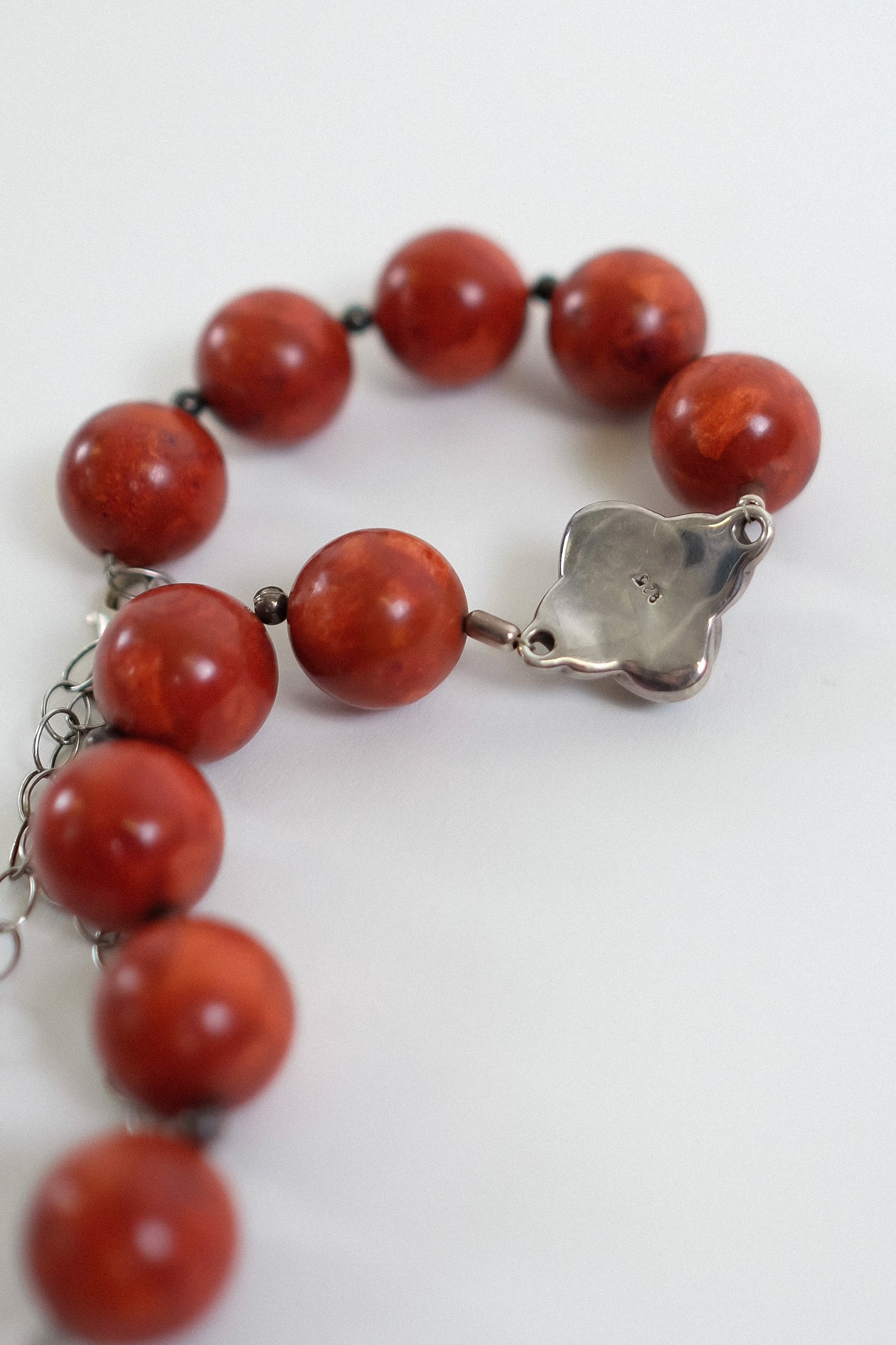 VINTAGE 925 STERLING SILVER NECKLACE