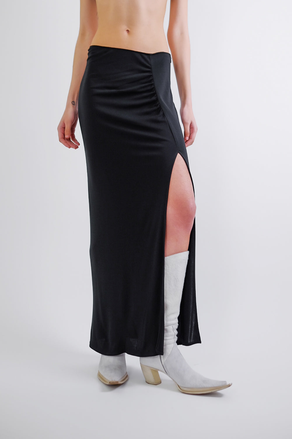 NORMA KAMALI RUCHED SKIRT