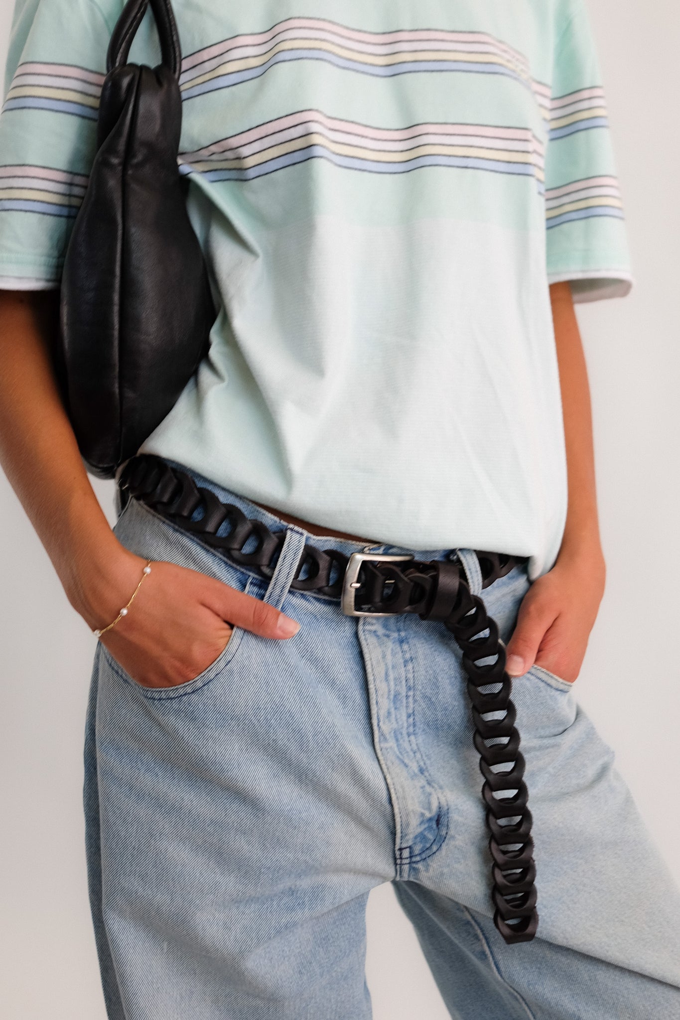 ARMANI VINTAGE JEANS IN LIGHT-WASH DENIM