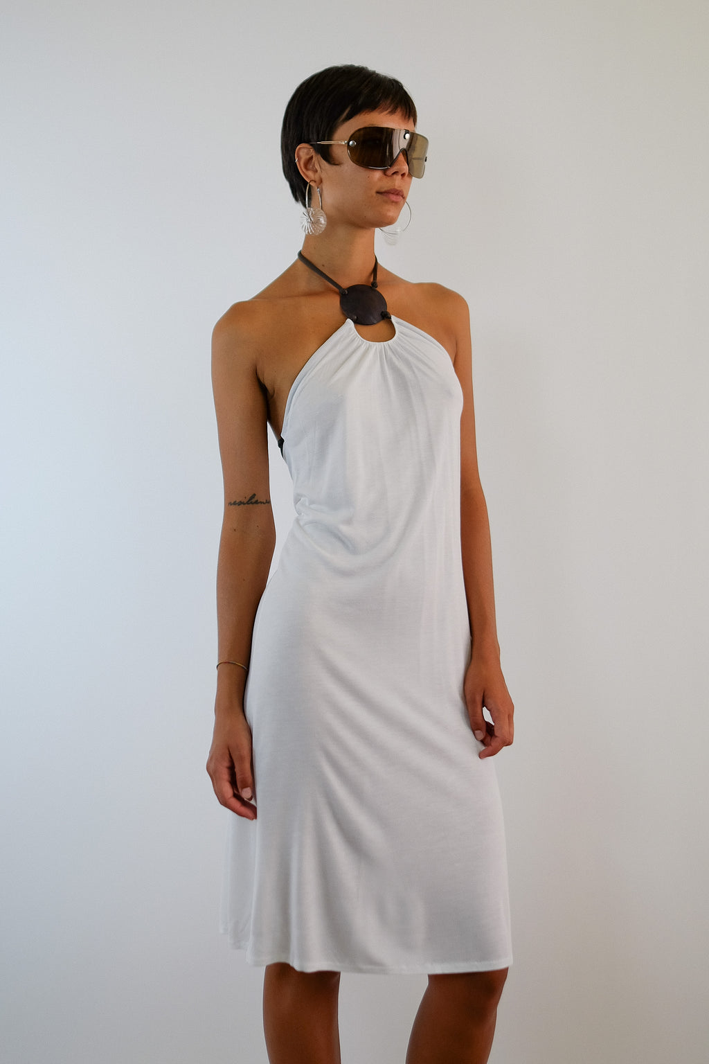 LA PERLA ORB HALTER DRESS