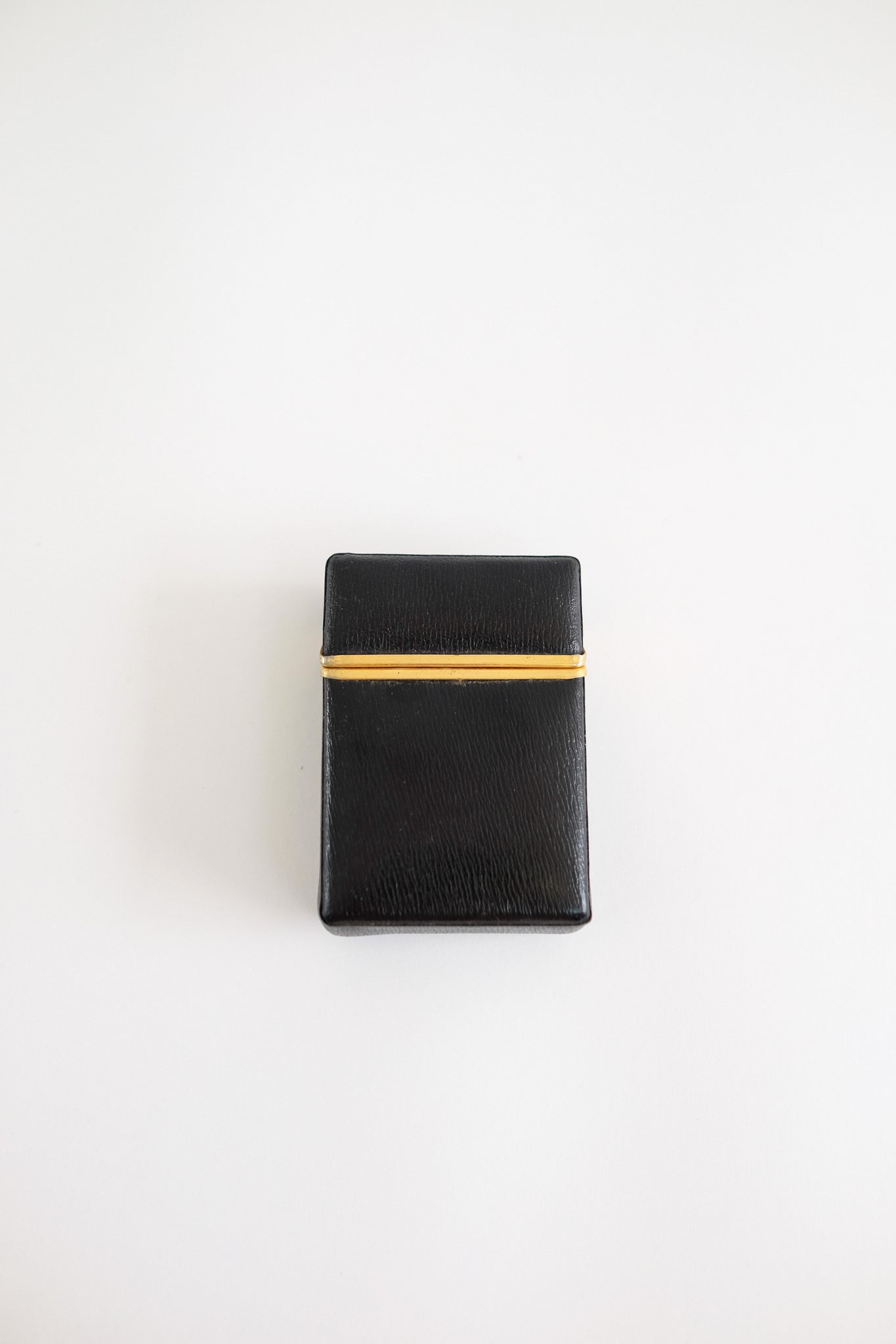 70S FRENCH CIGARETTE BOX IN BLACK