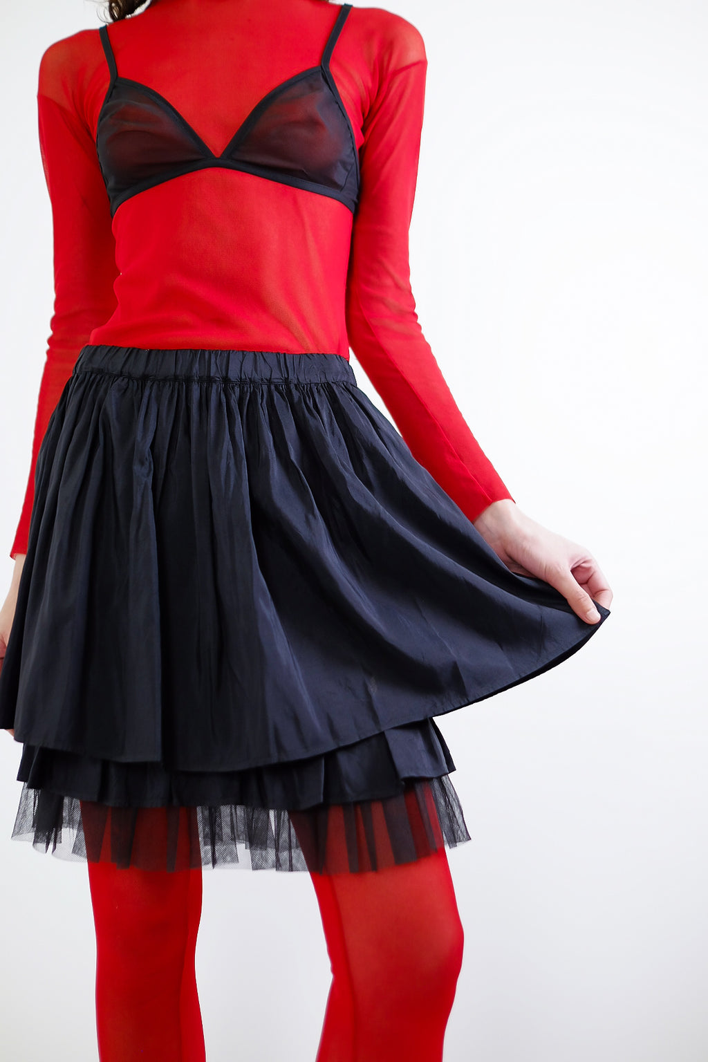 CACHAREL LAYERED SKIRT