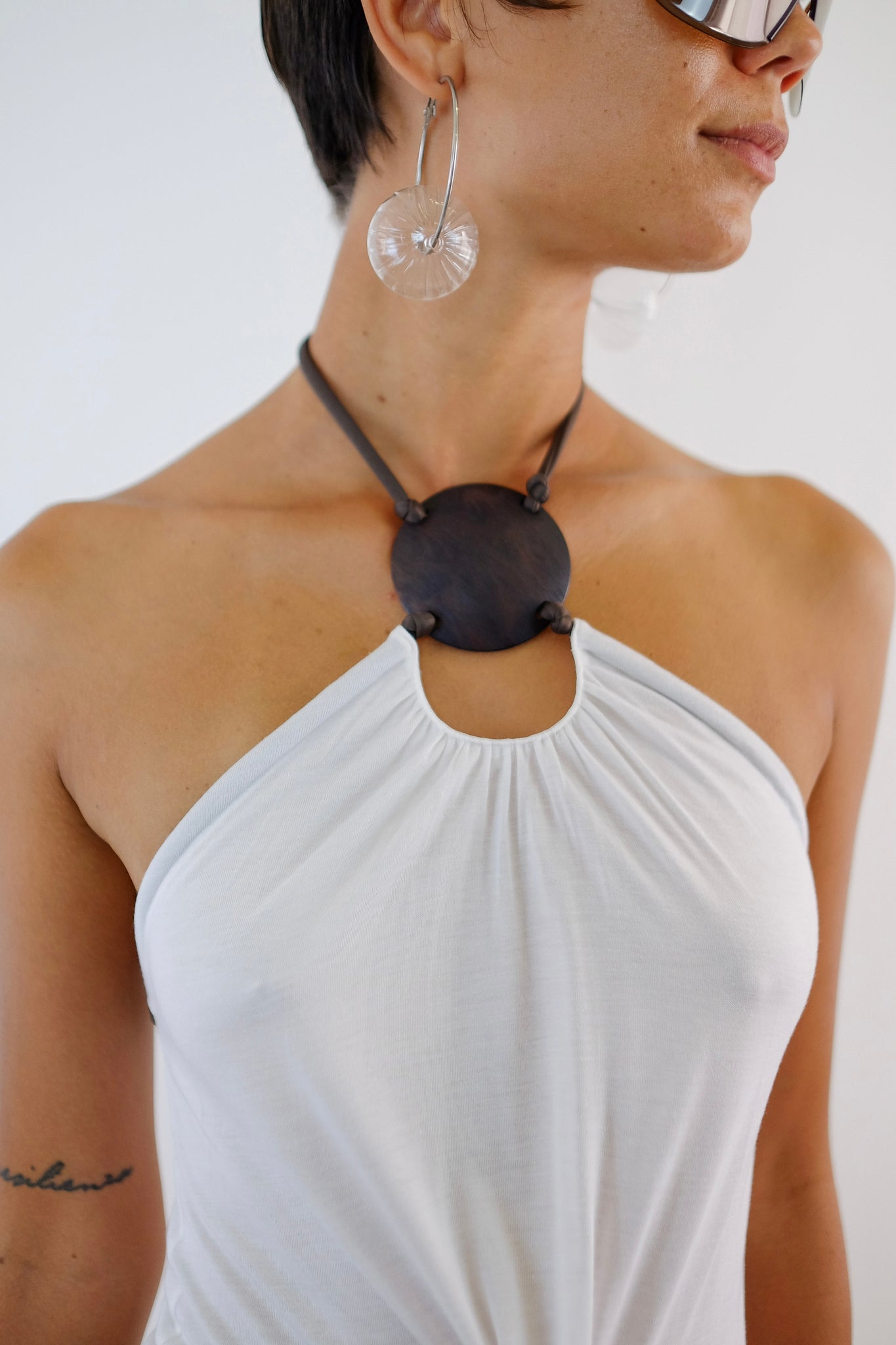 LA PERLA ORB HALTER DRESS
