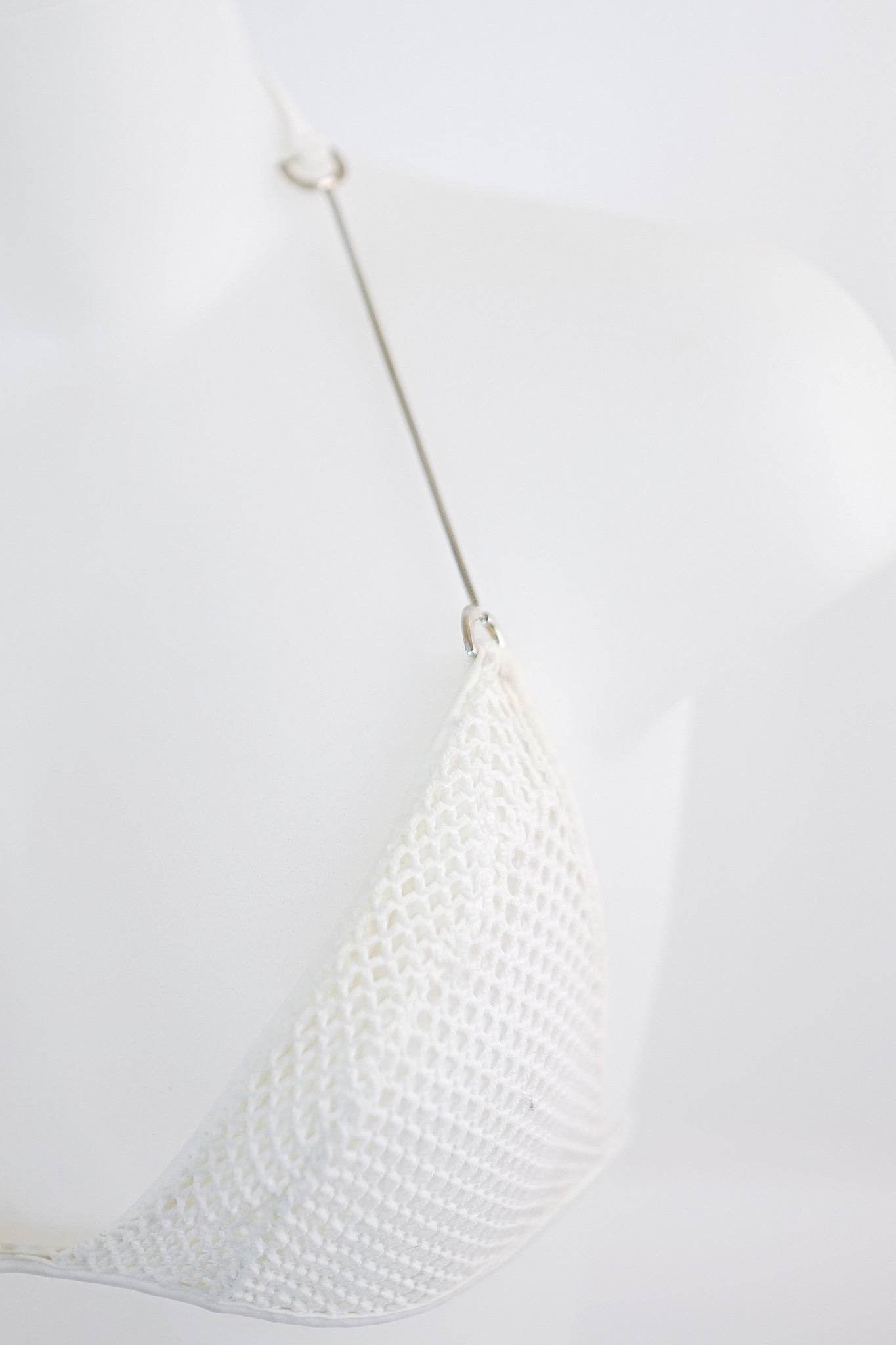 MISS BIKINI MESH KINI IN WHITE