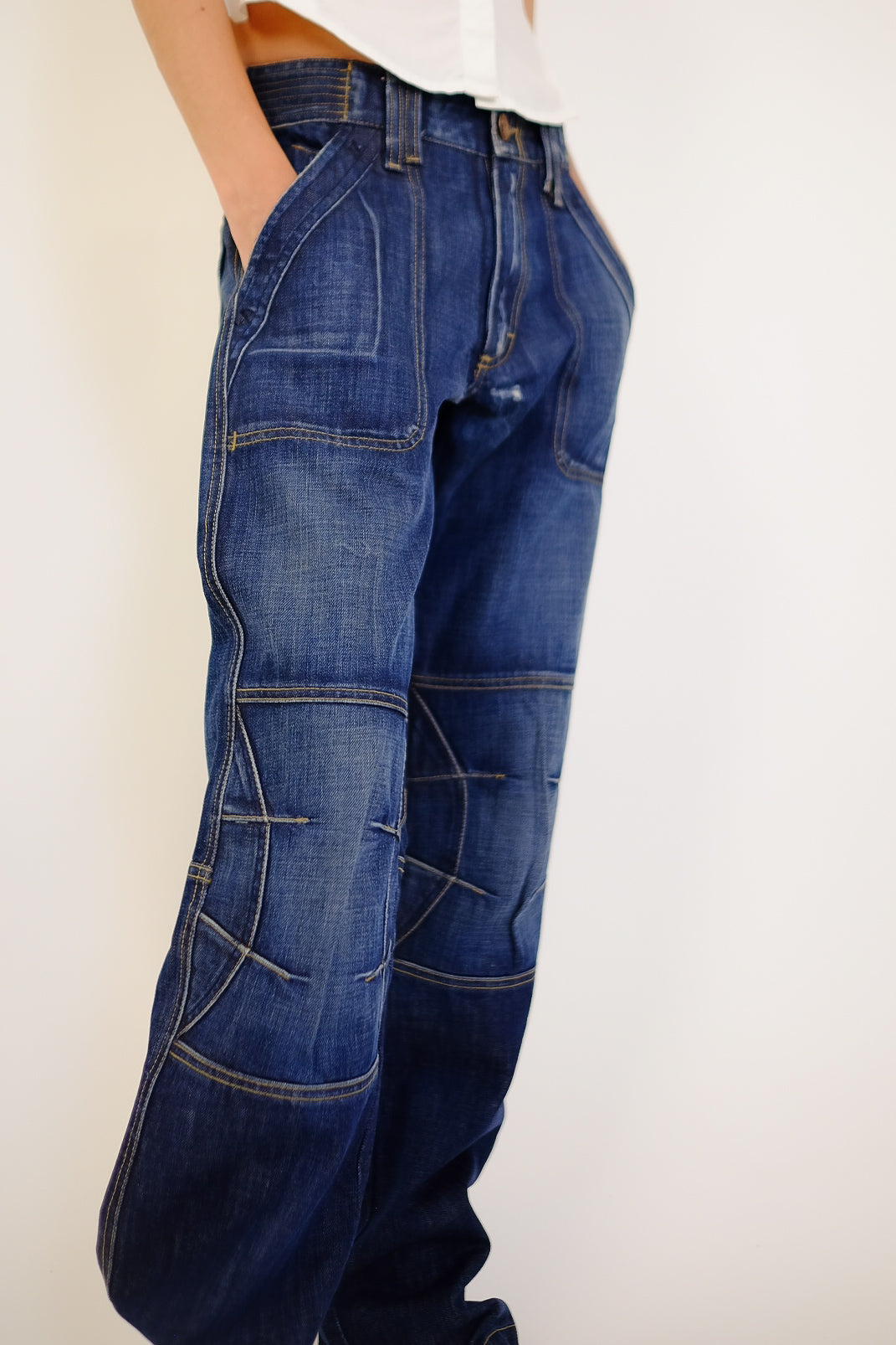 TECHNICAL DENIM JEANS