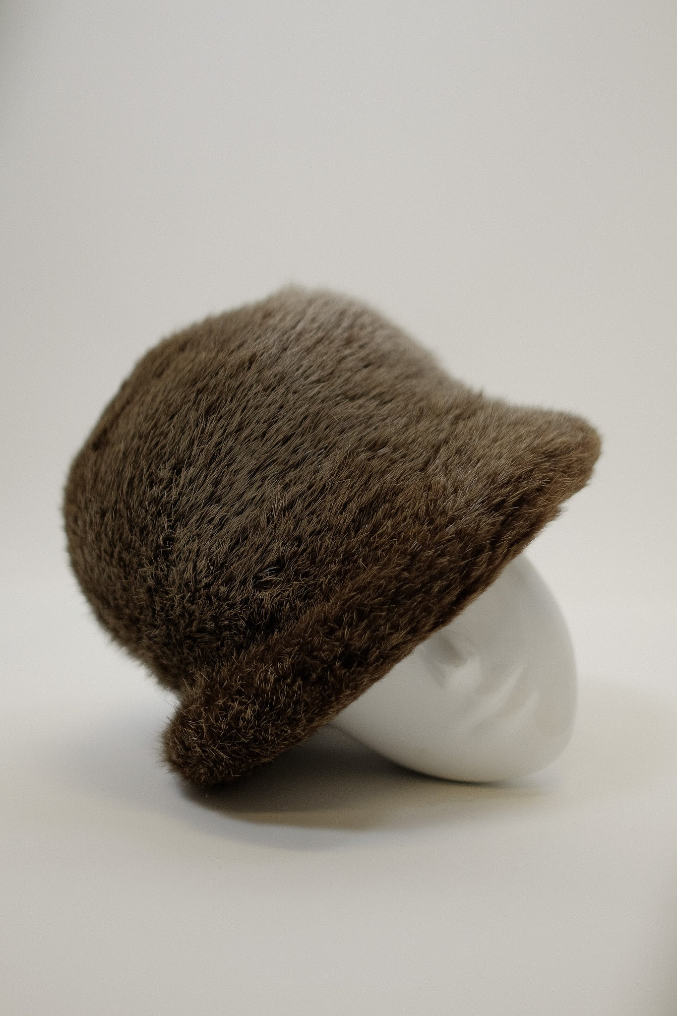 FUR BUCKET HAT