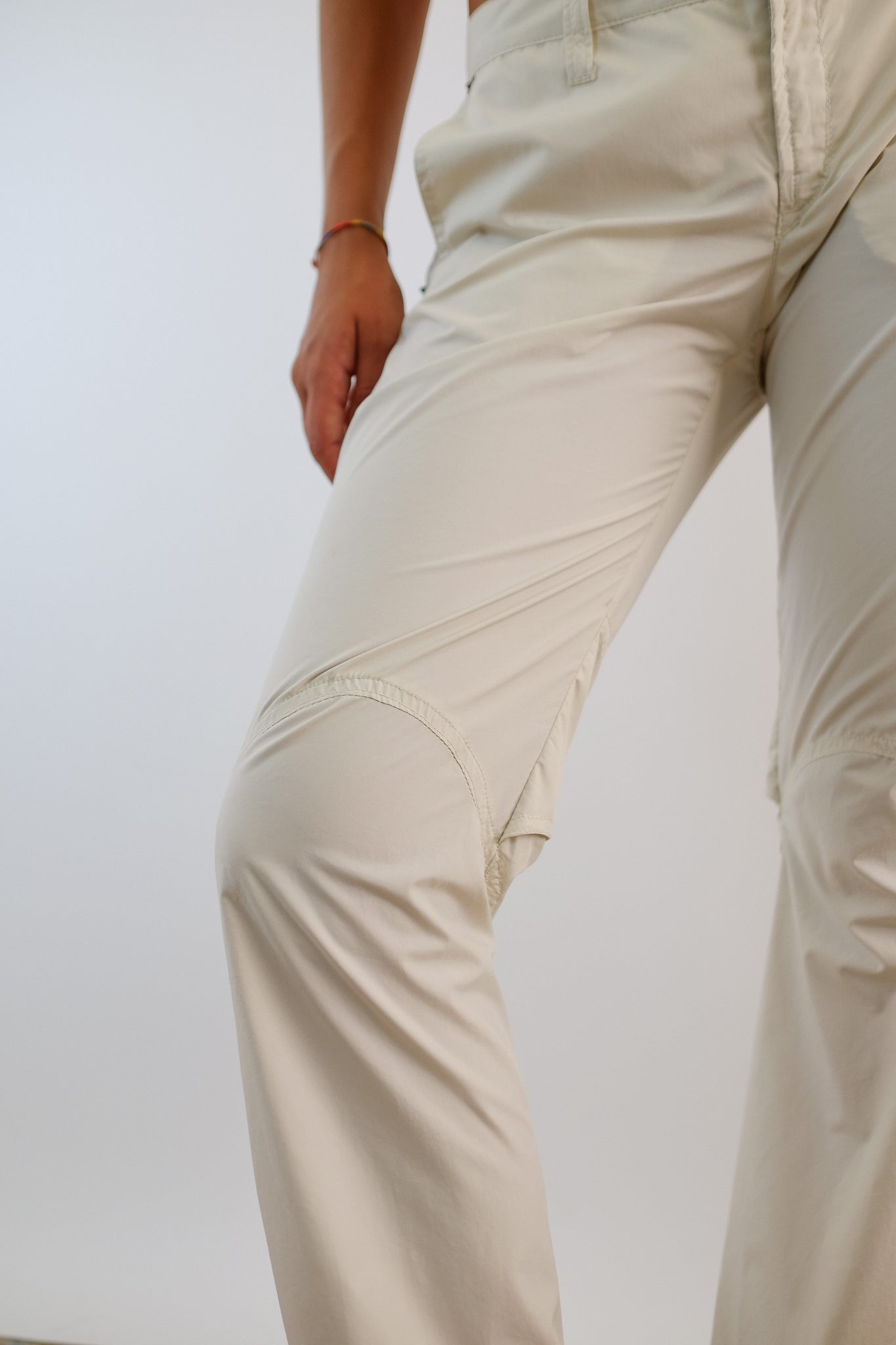 CNC NYLON ZIPPER PANTS